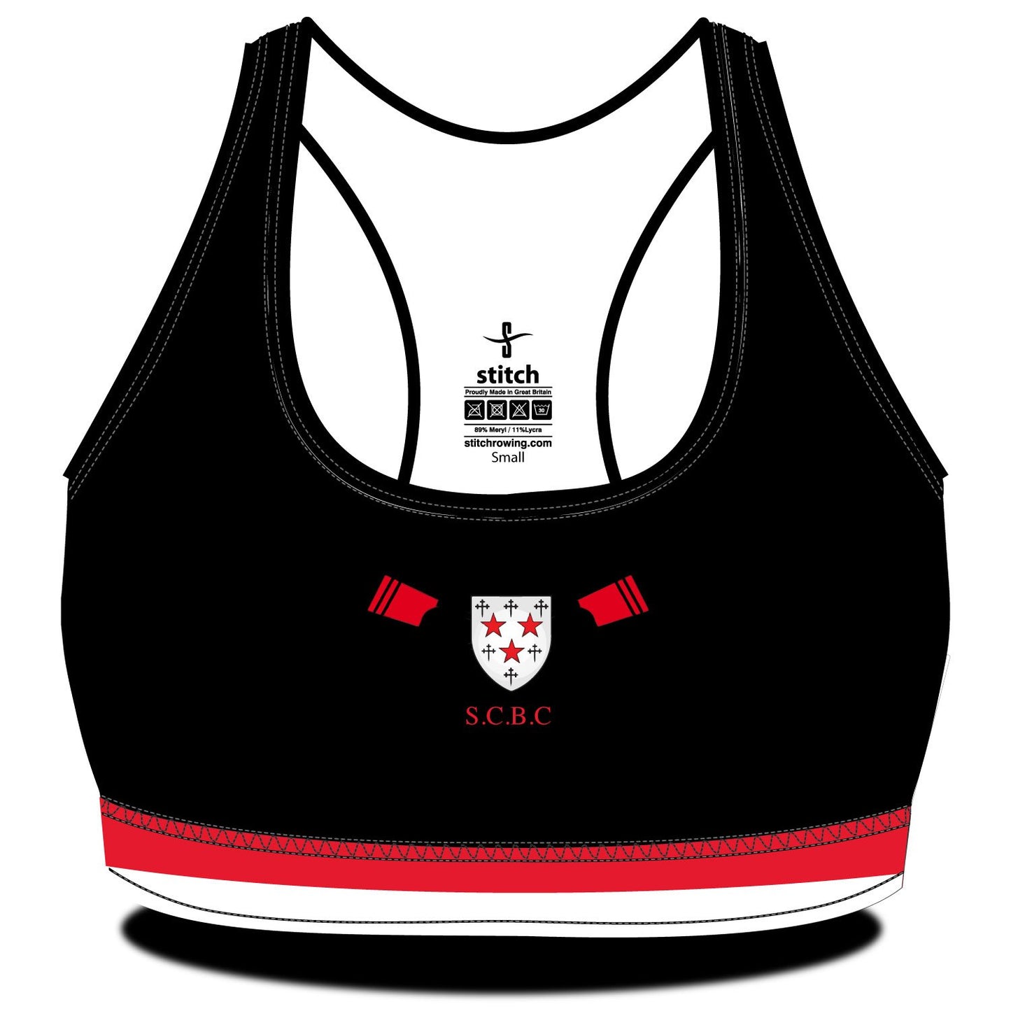 Somerville College Oxford Sports Bra 2Tone Front