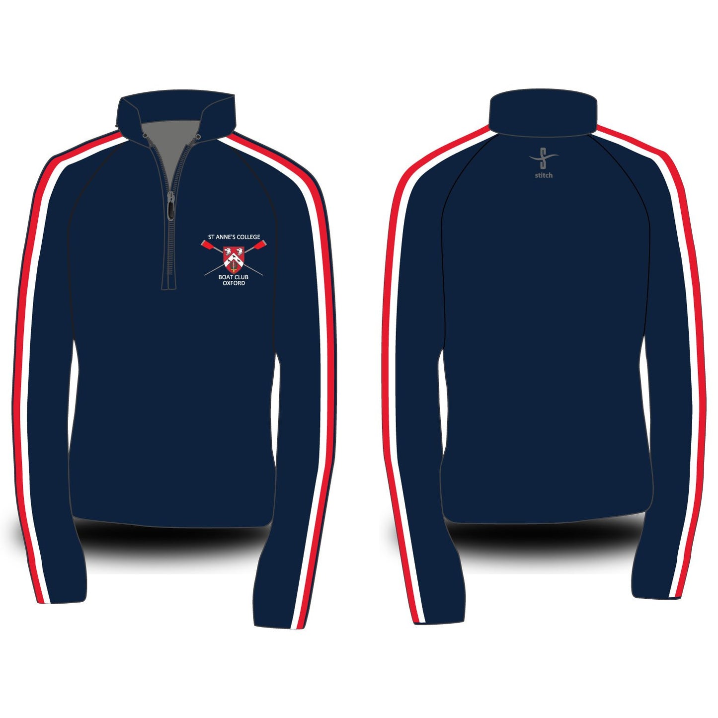 St Anne's College Oxford Dark Morning Fleece