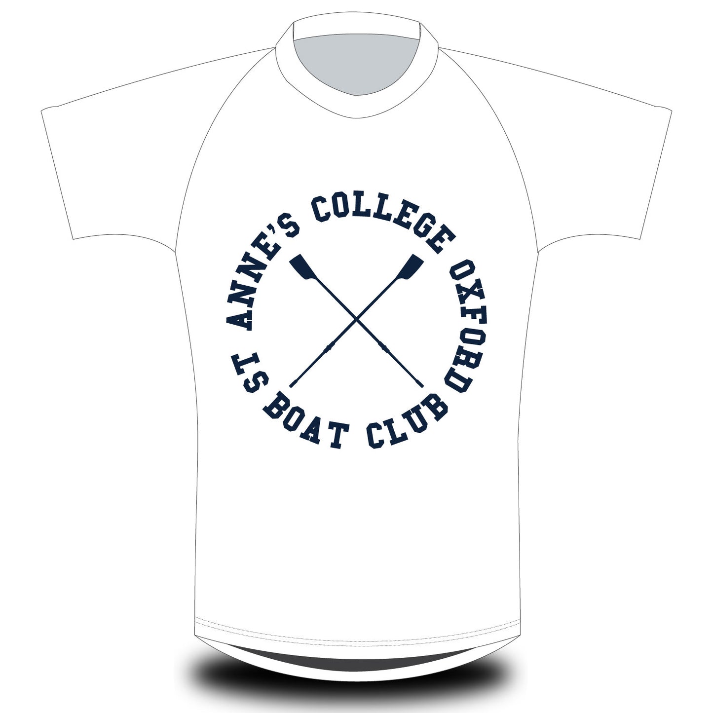 St Anne's College Oxford Printed T-shirt White