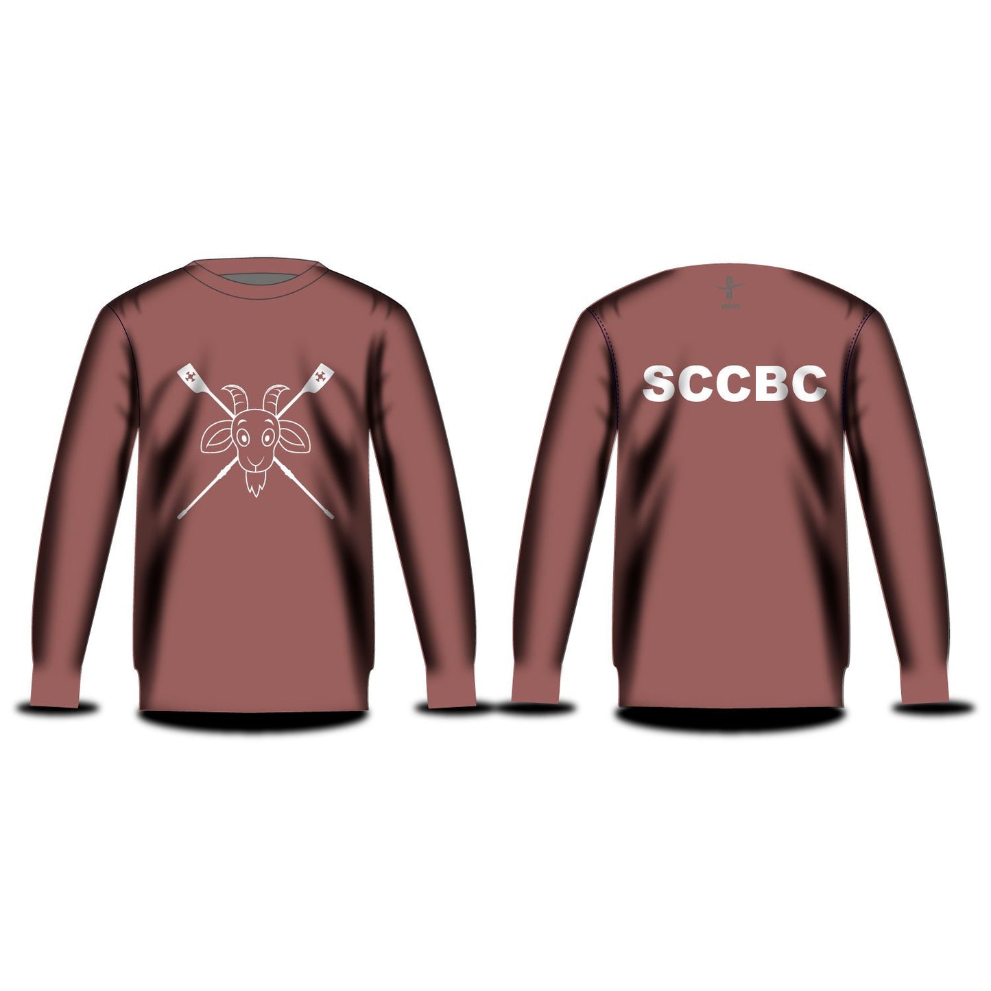 St Chads Durham Goat Sweatshirt Dusty Pink