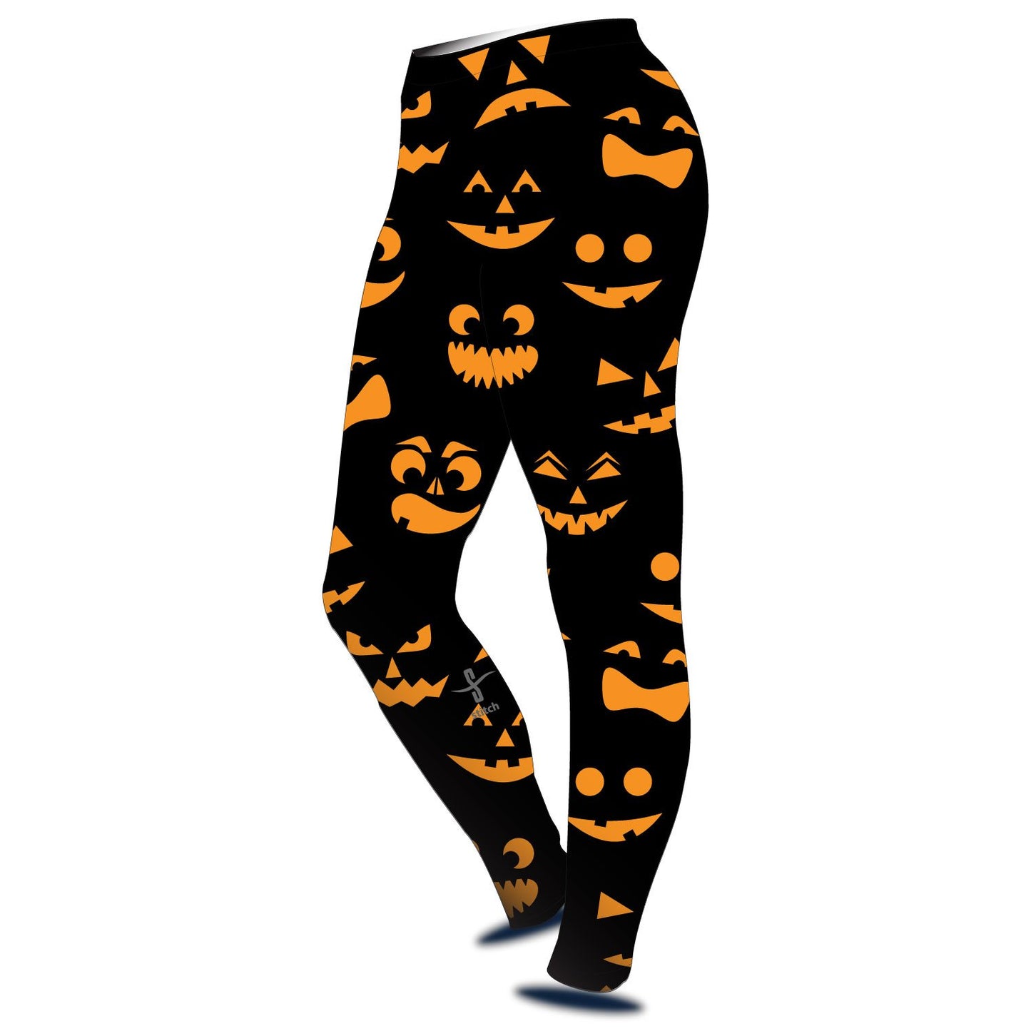 Stitch Rowing Halloween Spooky Leggings