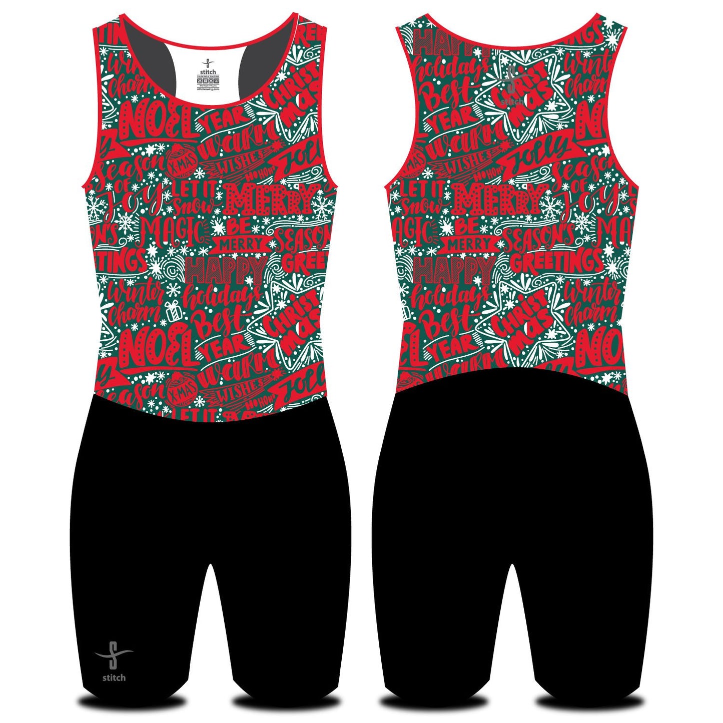 Stitch Rowing All In One Christmas Text