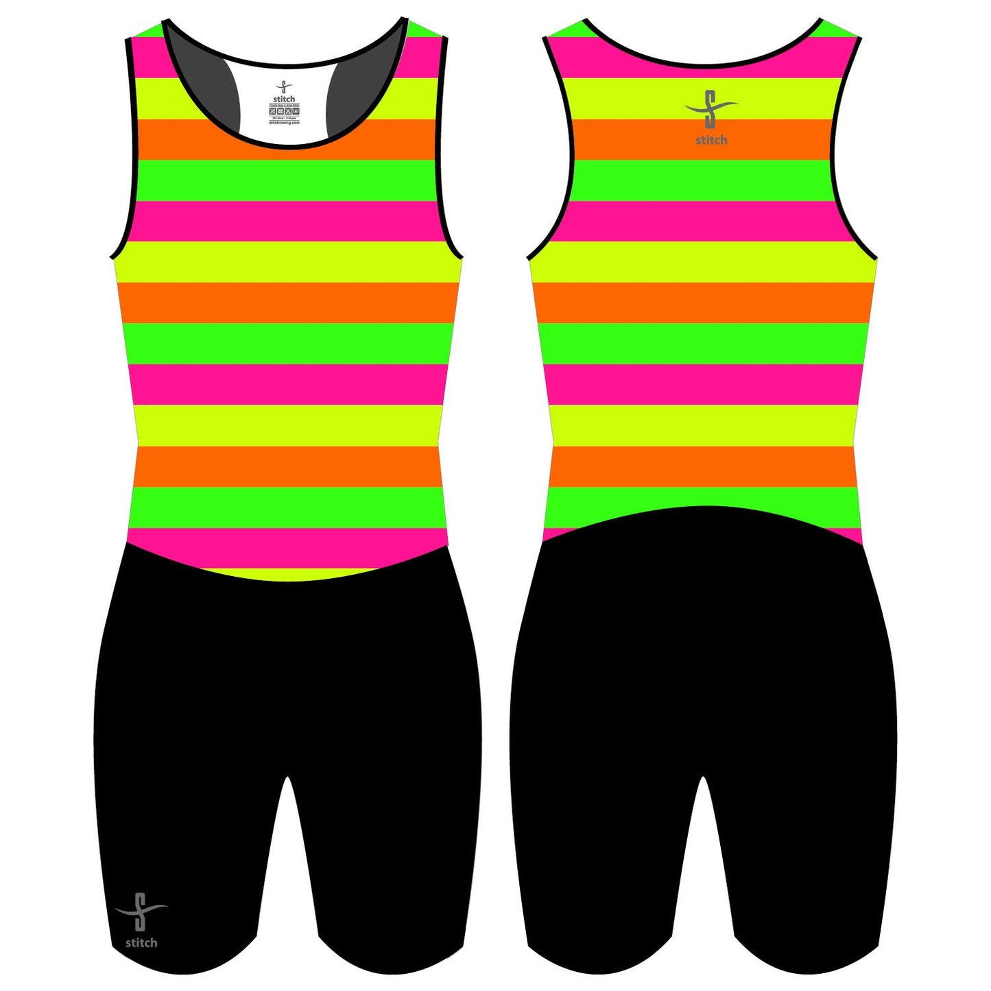 Stitch Rowing Fluo Stripes AIO