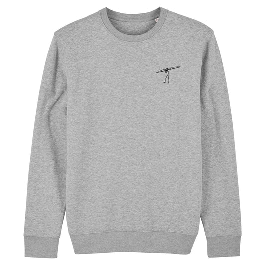 Stitch Rowing Lift Boat Sweatshirt Heather
