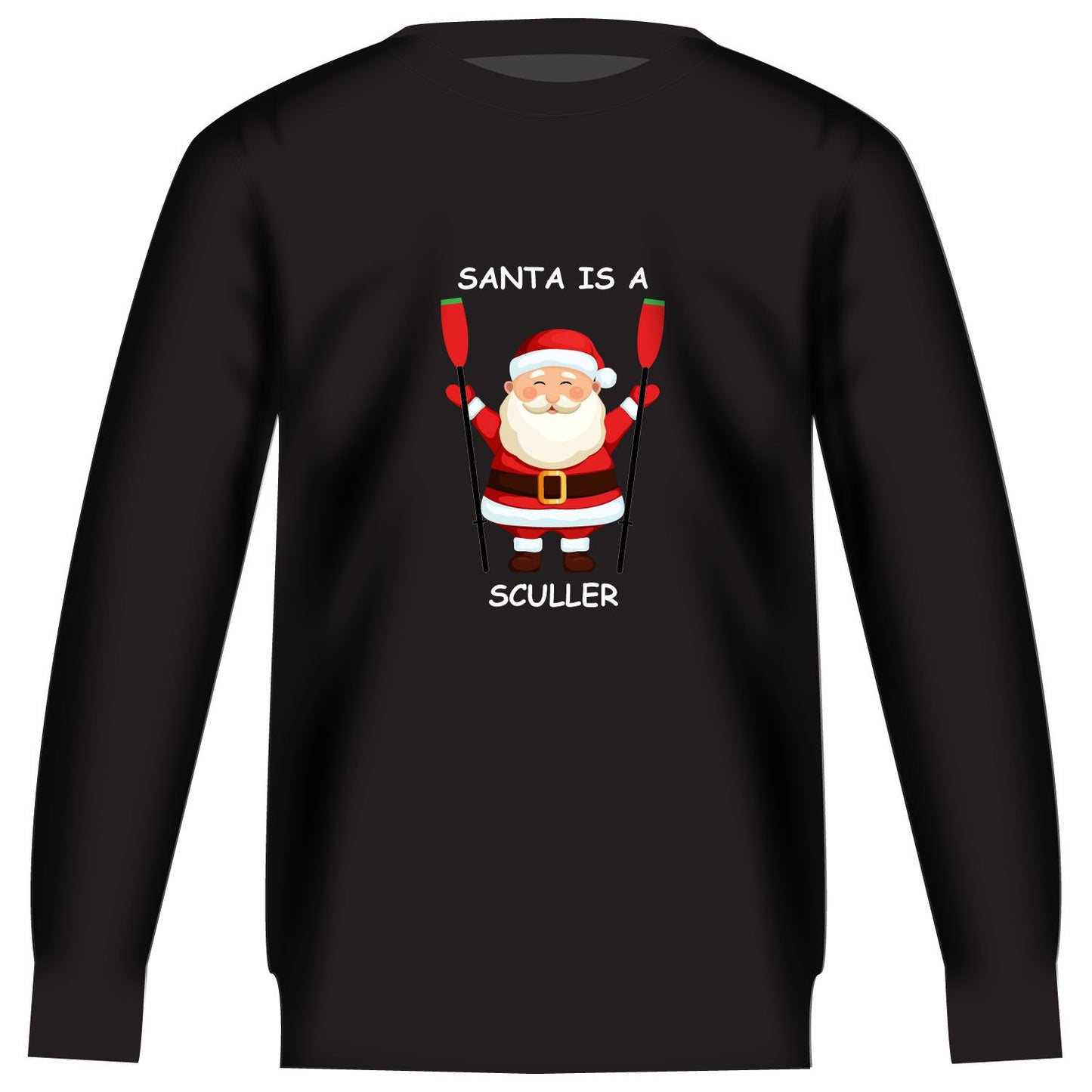 Stitch Rowing Santa Is a Sculler Sweatshirt