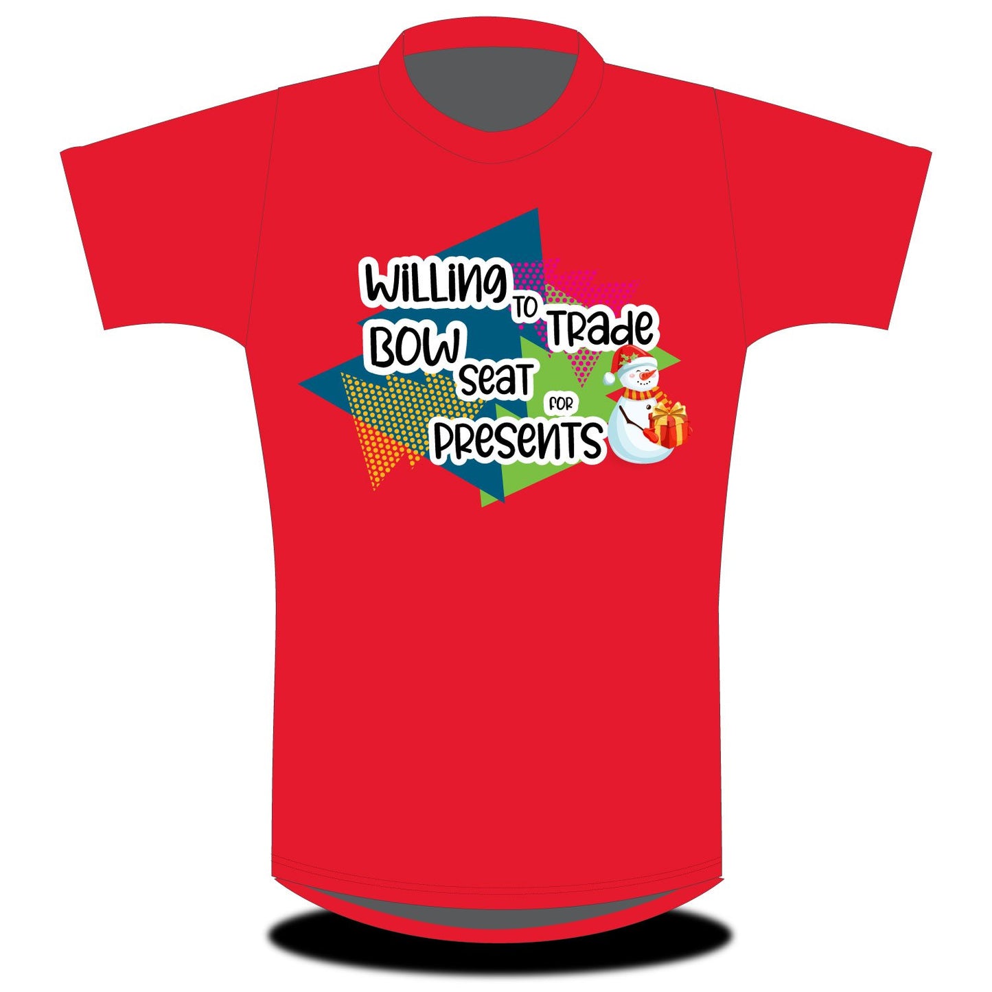Stitch Rowing Bow Seat for Presents T-shirt