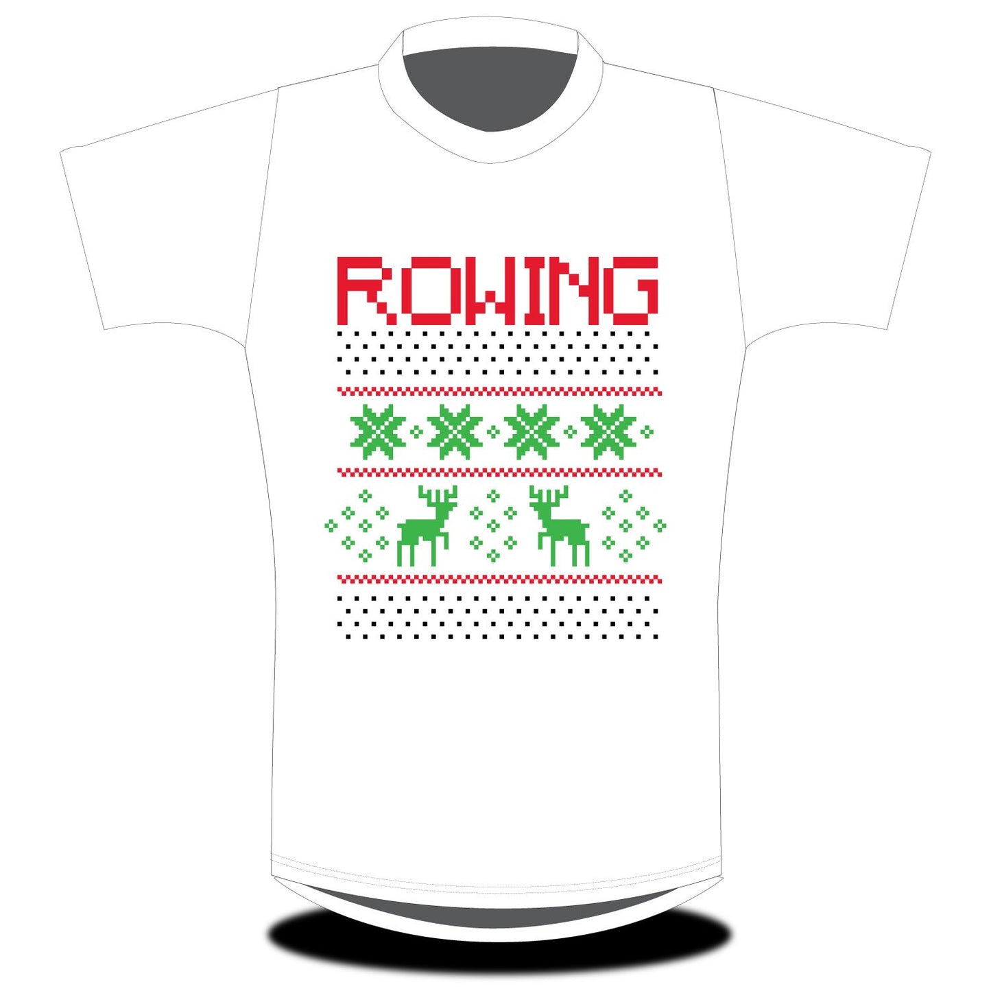 Stitch Rowing Xmas Jumper T-shirt