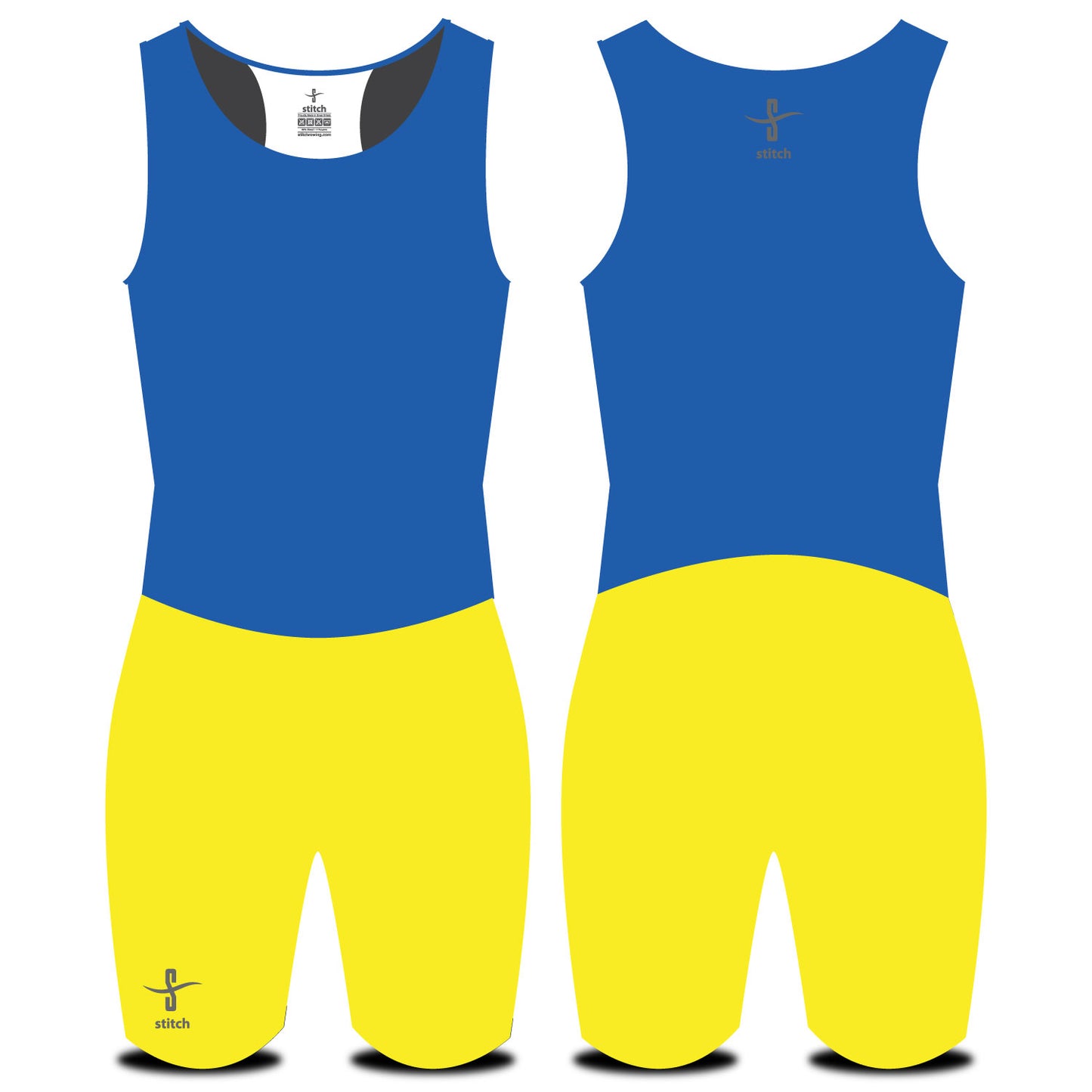 Stitch Rowing Ukraine Flag AIO
