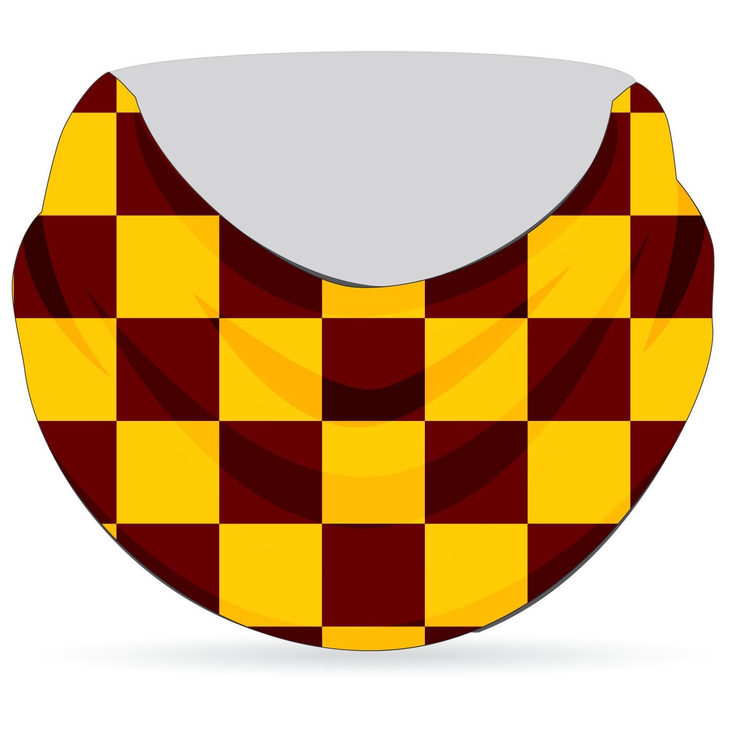 Stitch Rowing Snood Checks Maroon Amber