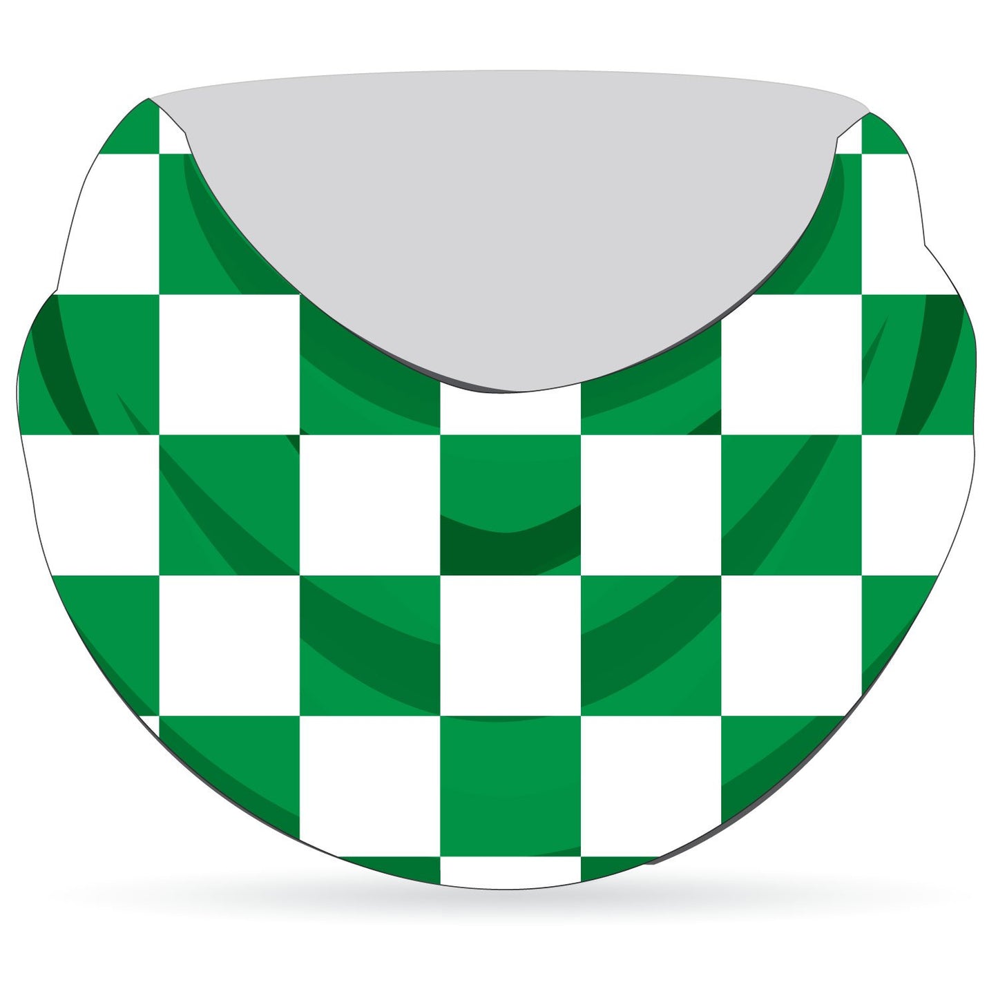 Stitch Rowing Snood Checks White Green