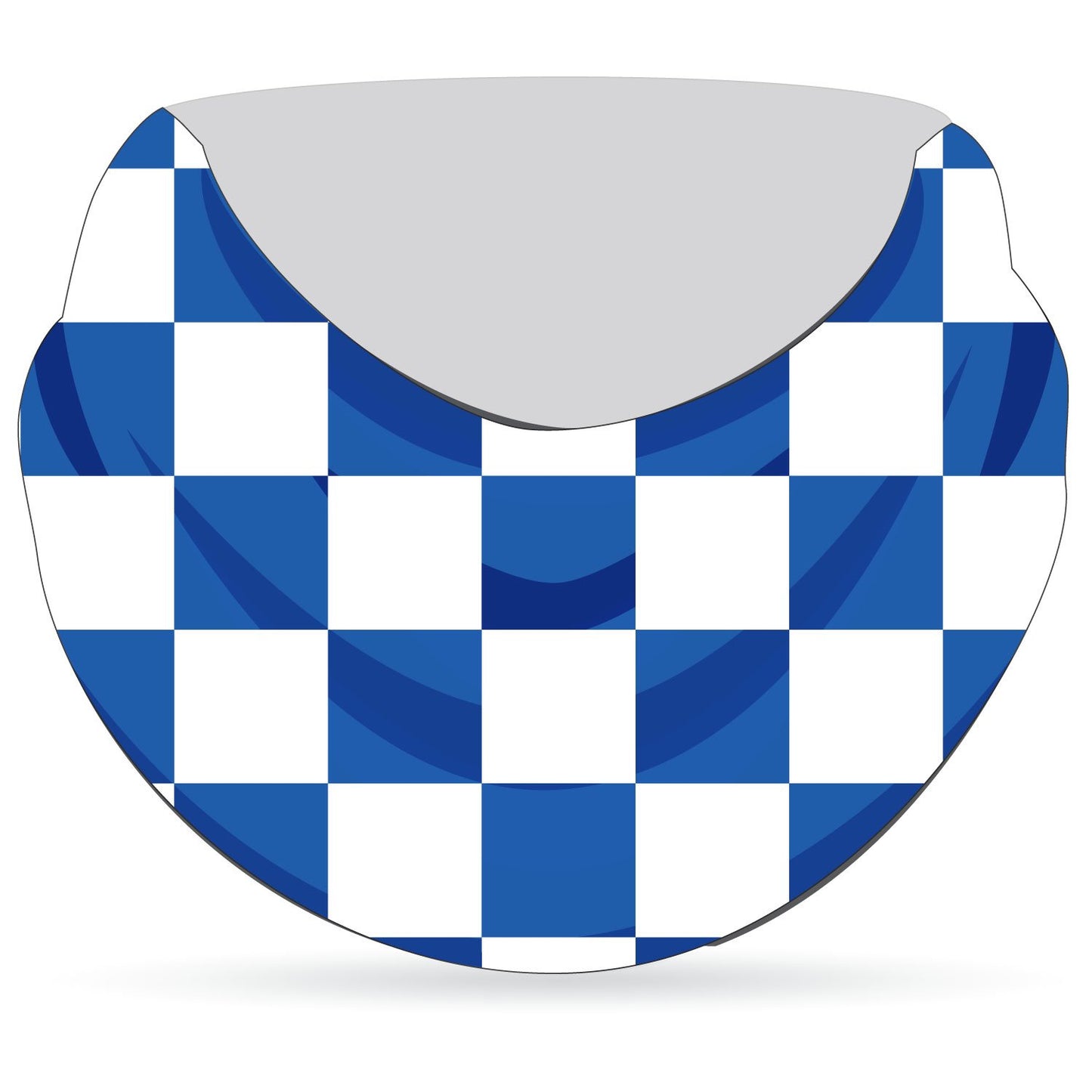 Stitch Rowing Snood Checks White Royal