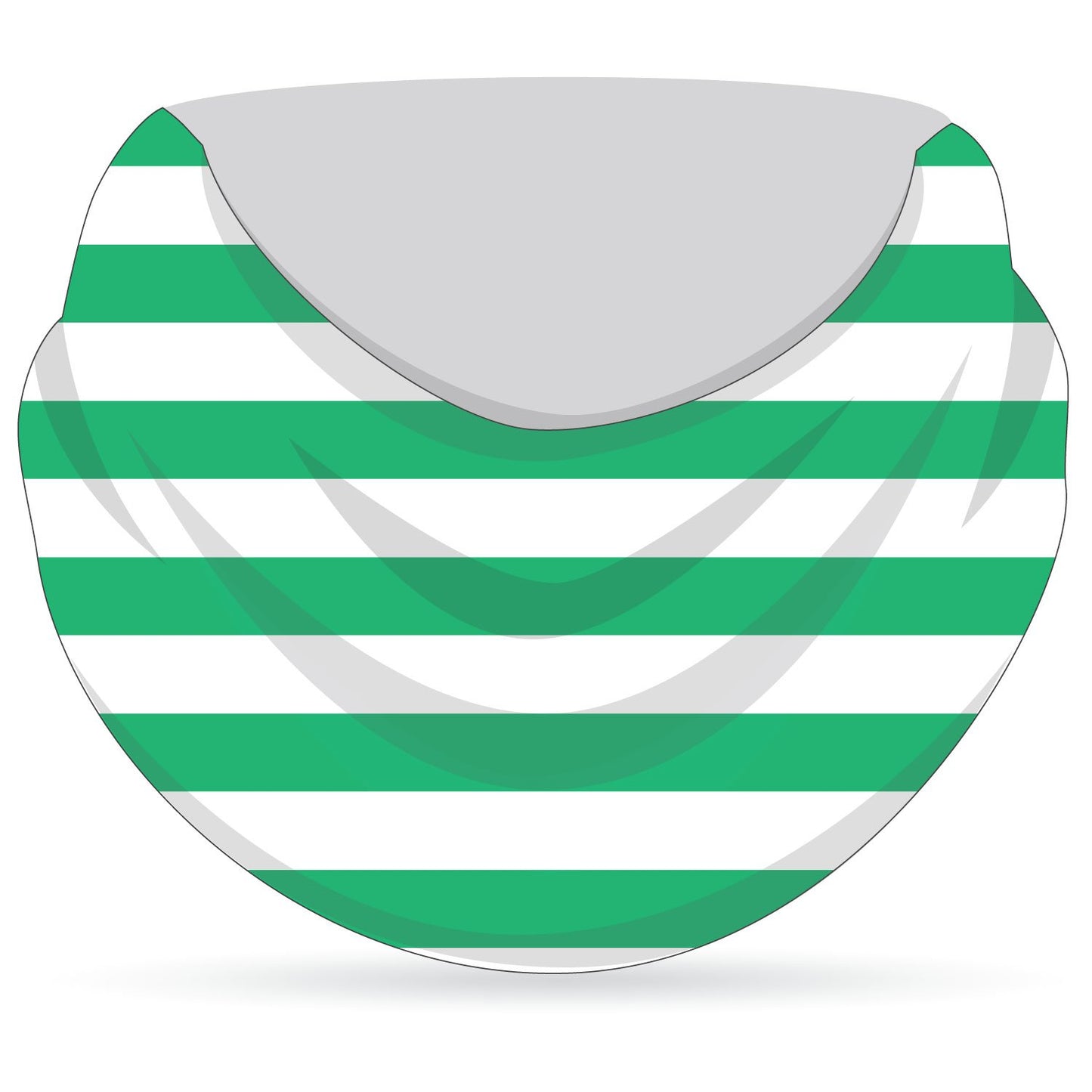 Stitch Rowing Snood Hoops White Green