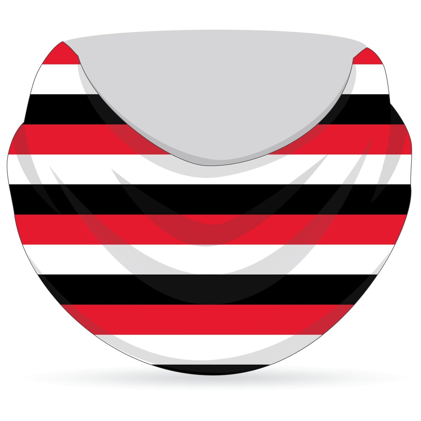 Stitch Rowing Snood Hoops Red White Black