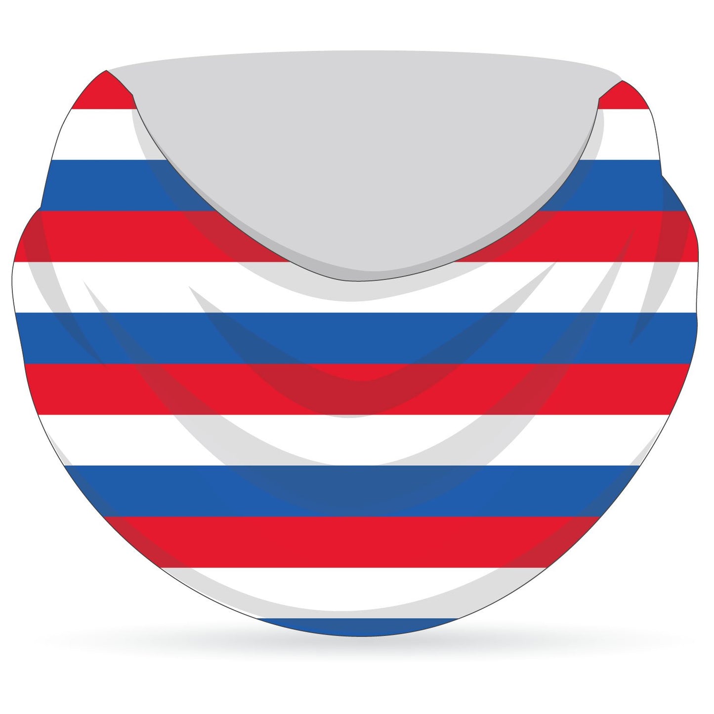 Stitch Rowing Snood Hoops Red White Royal