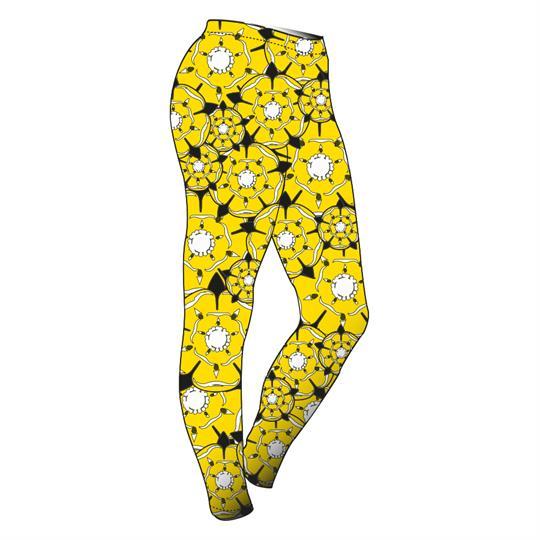 University of York Sublimated Leggings Rose Design