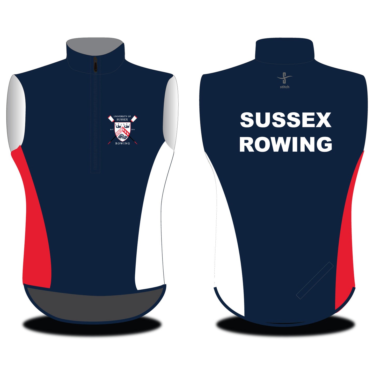 University of Sussex 24/7 Gilet Contrast Panels