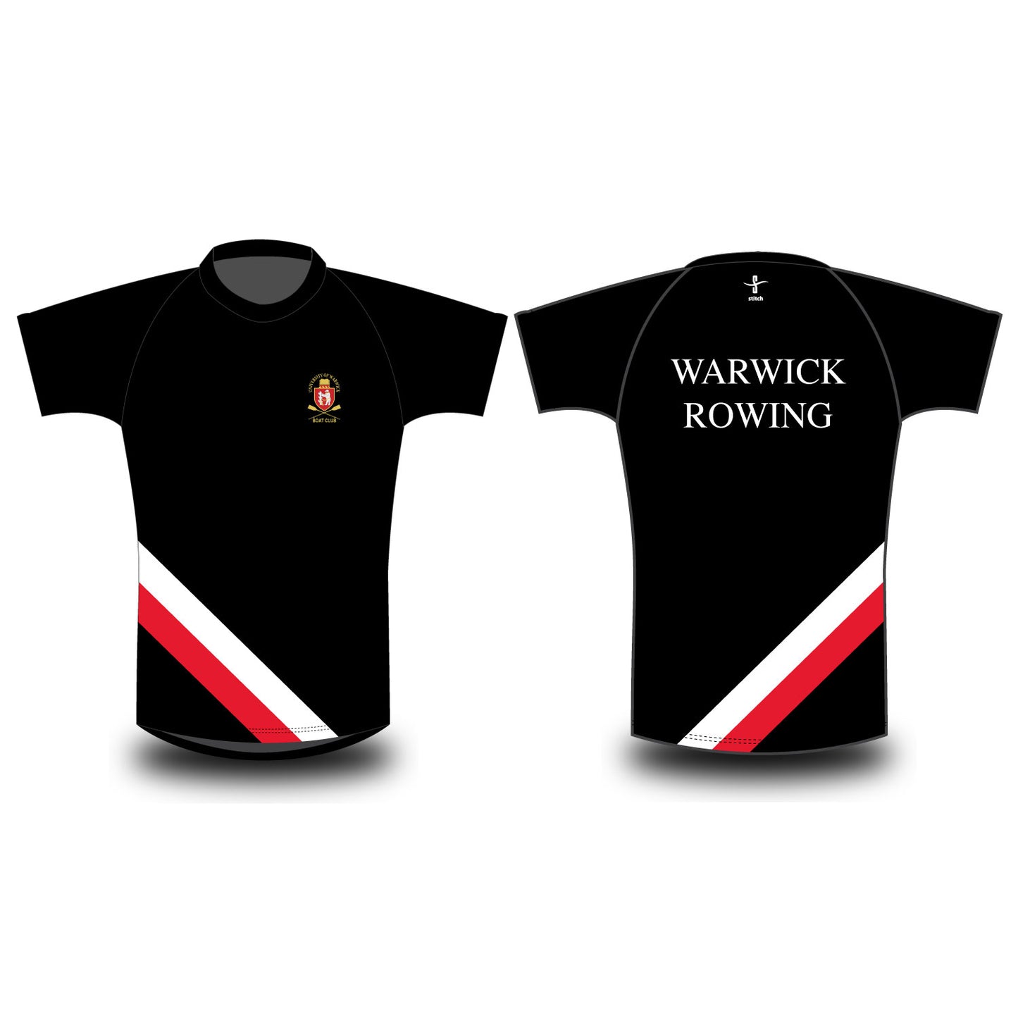 University of Warwick Boat Club Stripes T-shirt