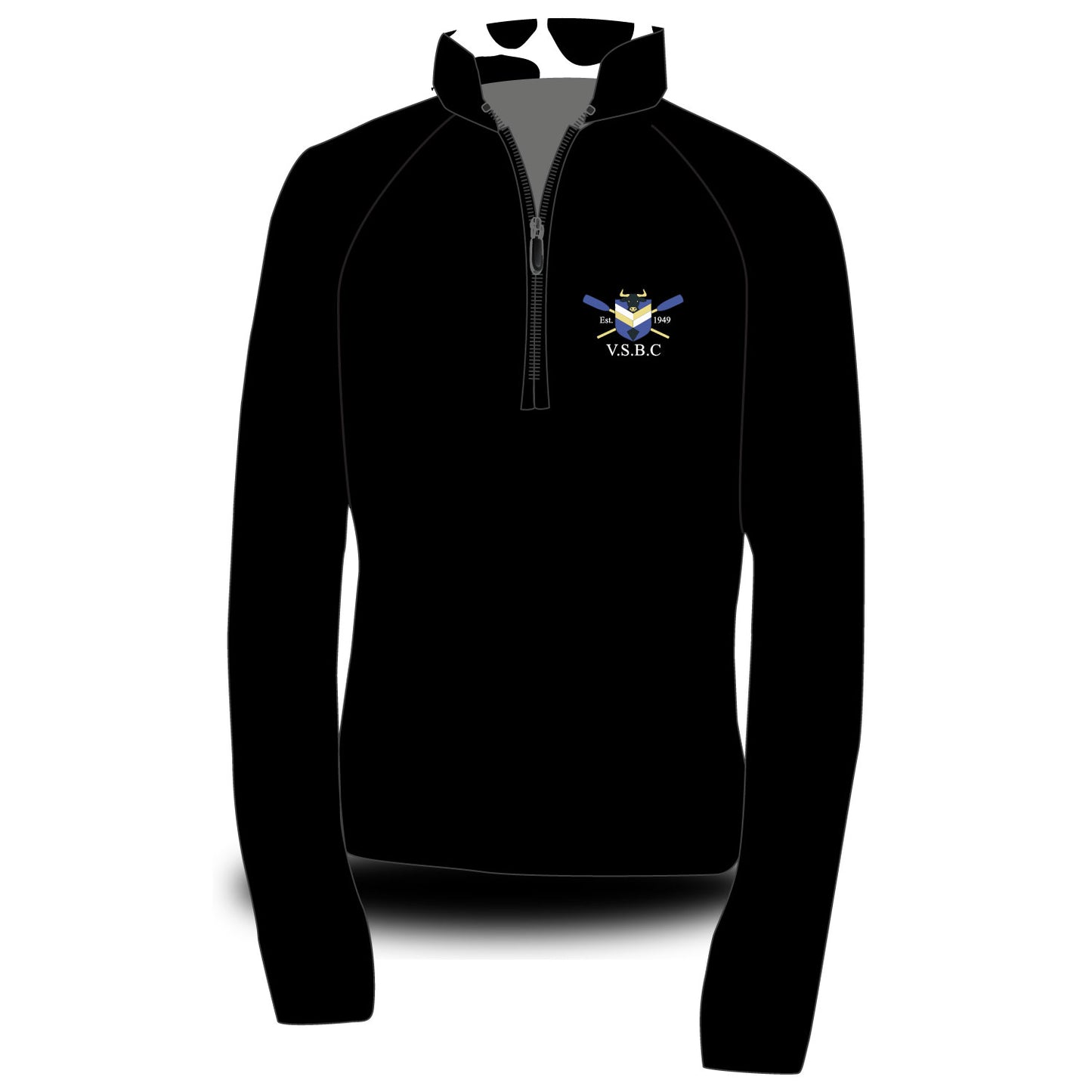 Vet School Boat Club Dark Morning Fleece Contrast Collar