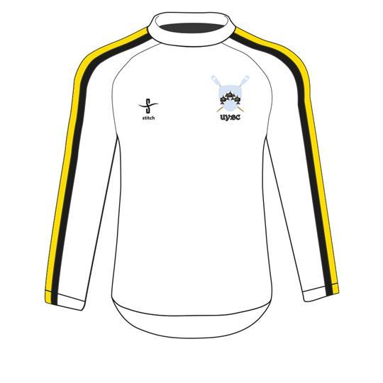 University of York Long Sleeved Tech Top White