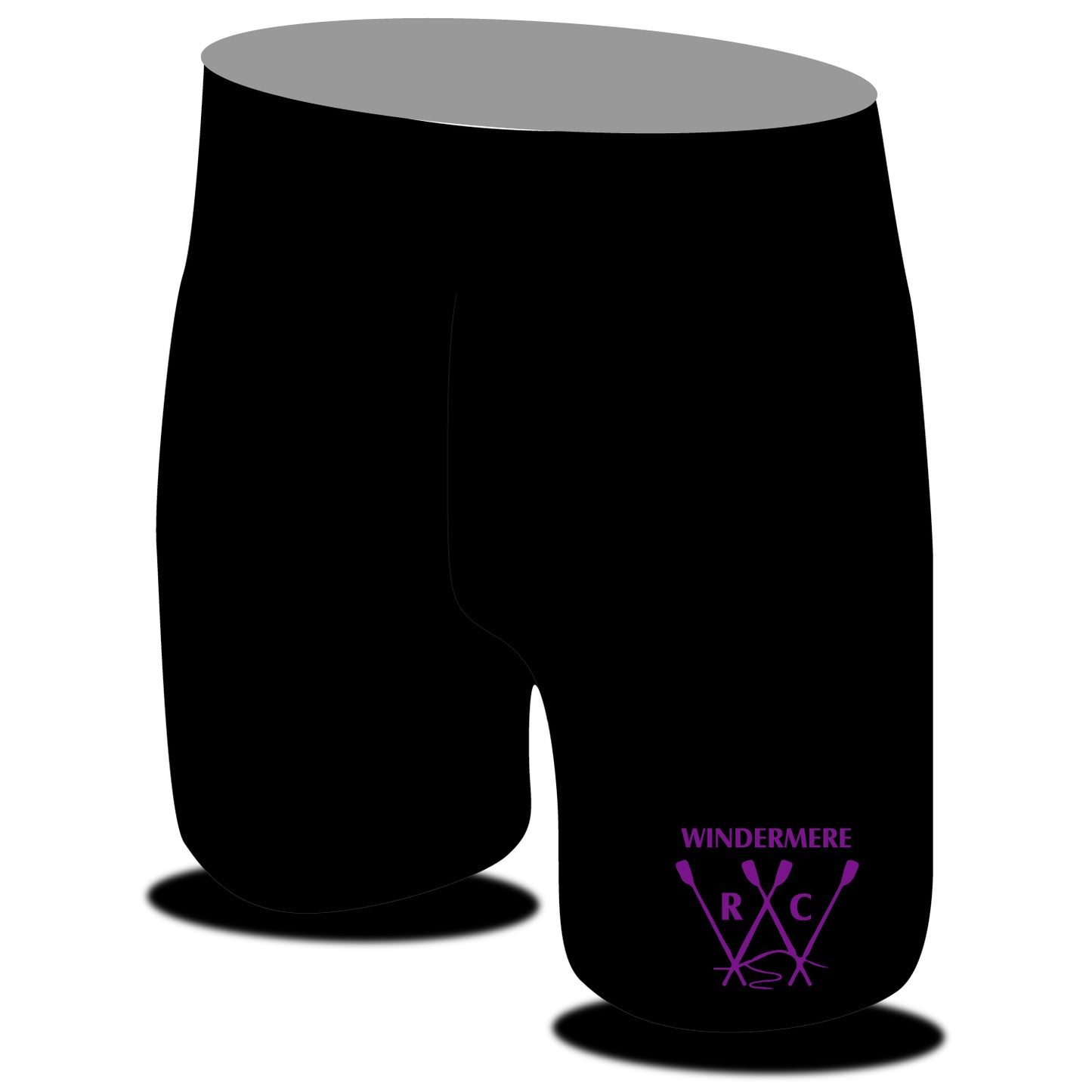Windermere RC Rowing Shorts Plain Black