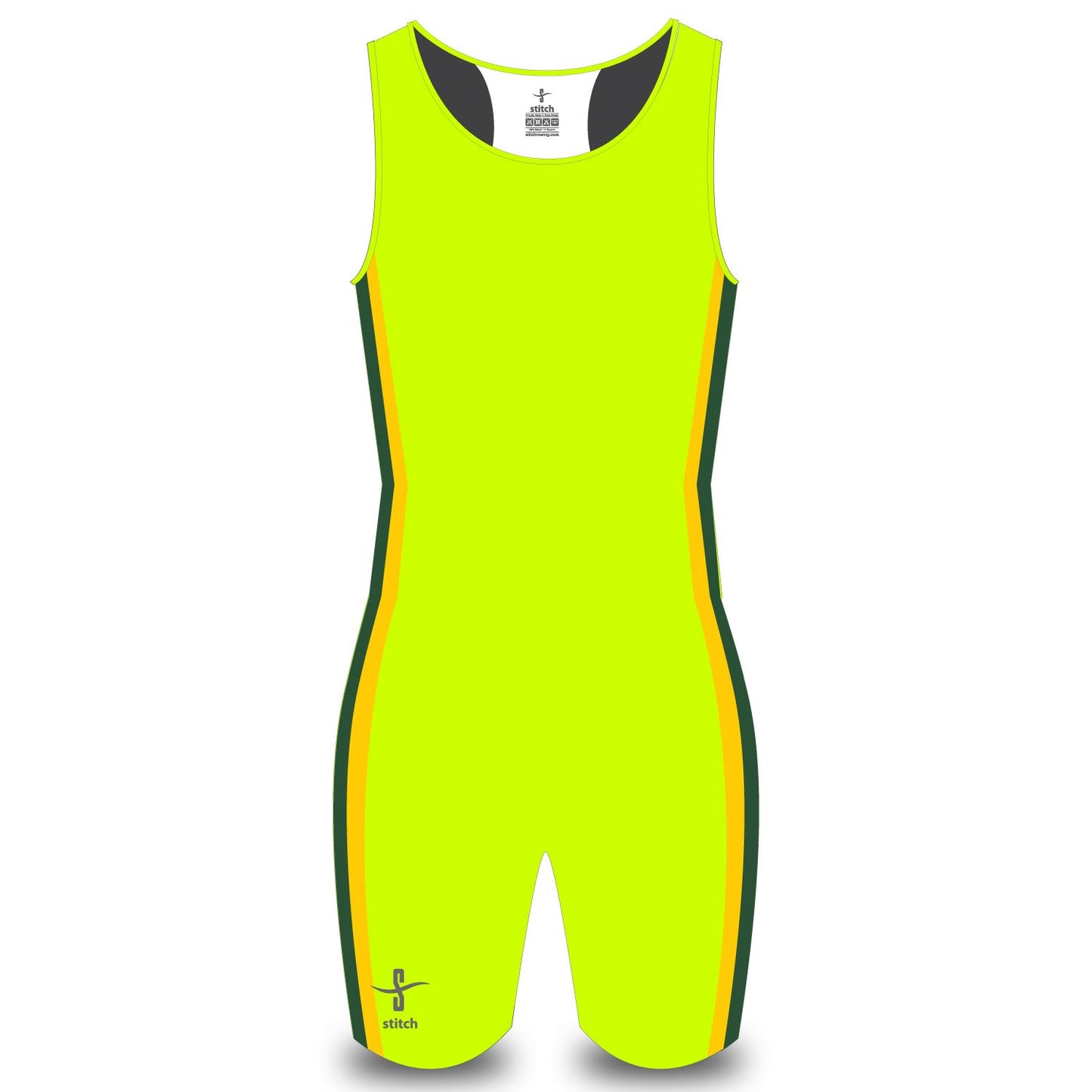 Clearance Windsor Boys School Fluo Yellow AIO - Male Large
