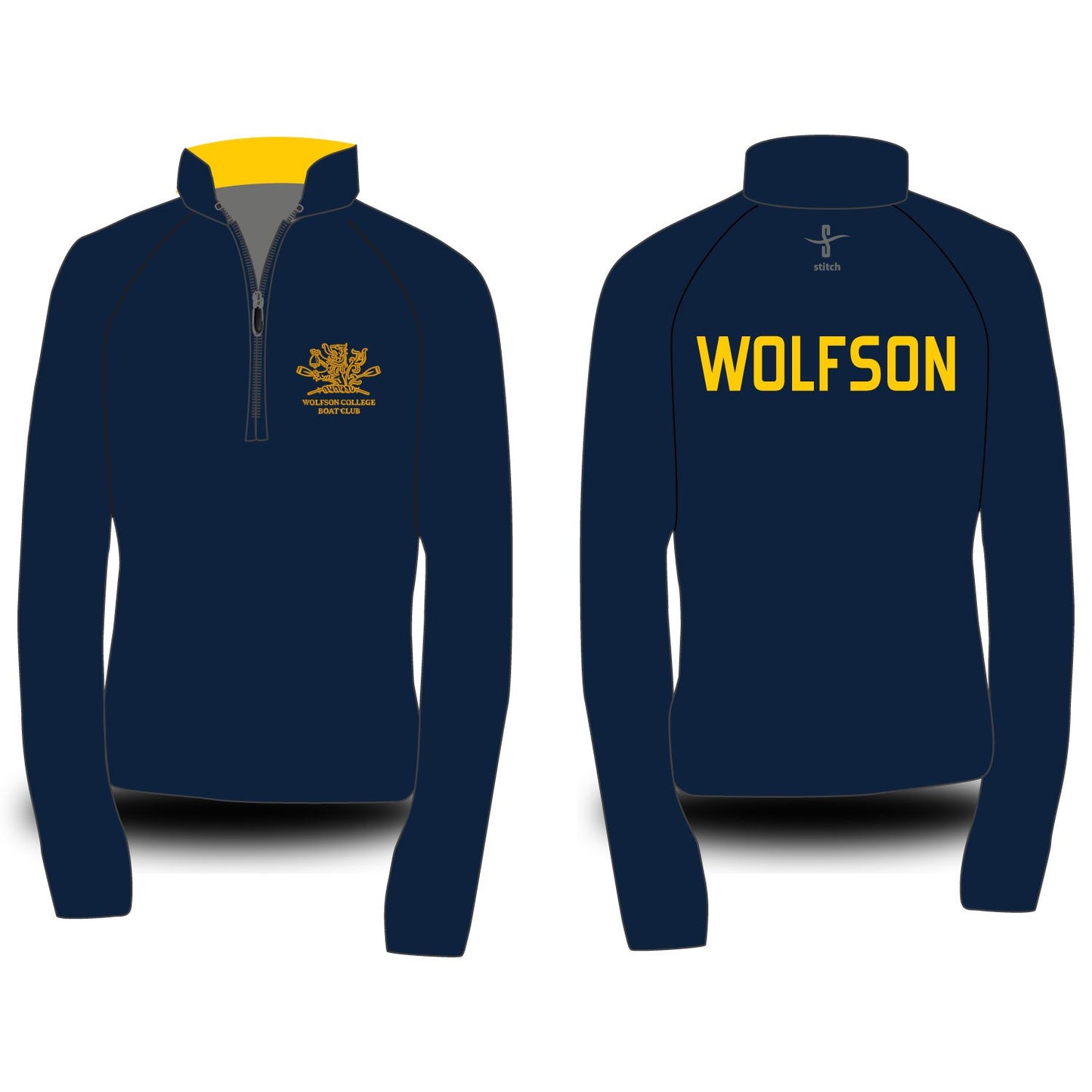 Wolfson College Cambridge Dark Mornings Fleece