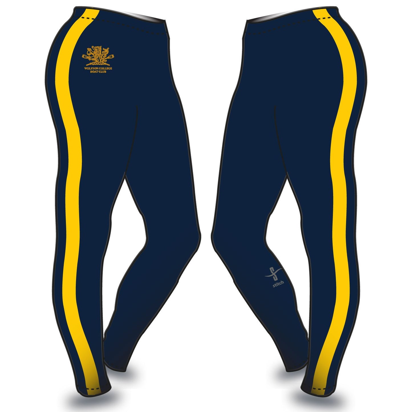 Wolfson College Cambridge Leggings Navy Amber