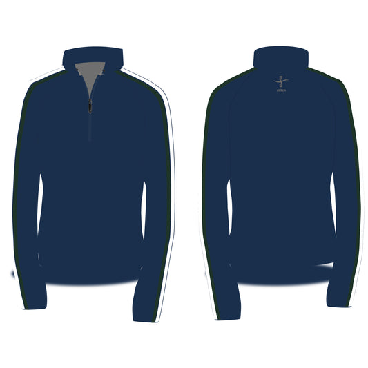Stitch Rowing Dark Morning Fleece 3x1 Stripe
