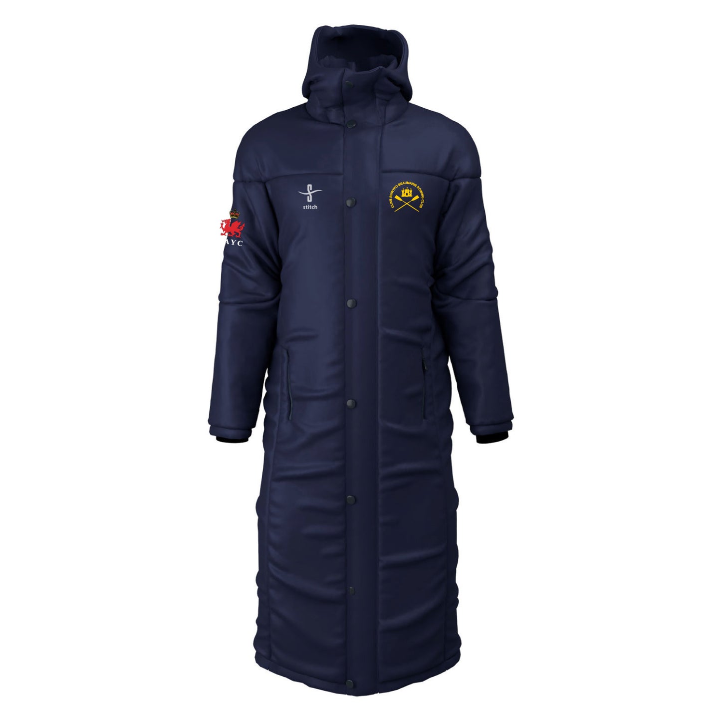 Beaumaris Rowing Club Contoured Thermal Sub Coat