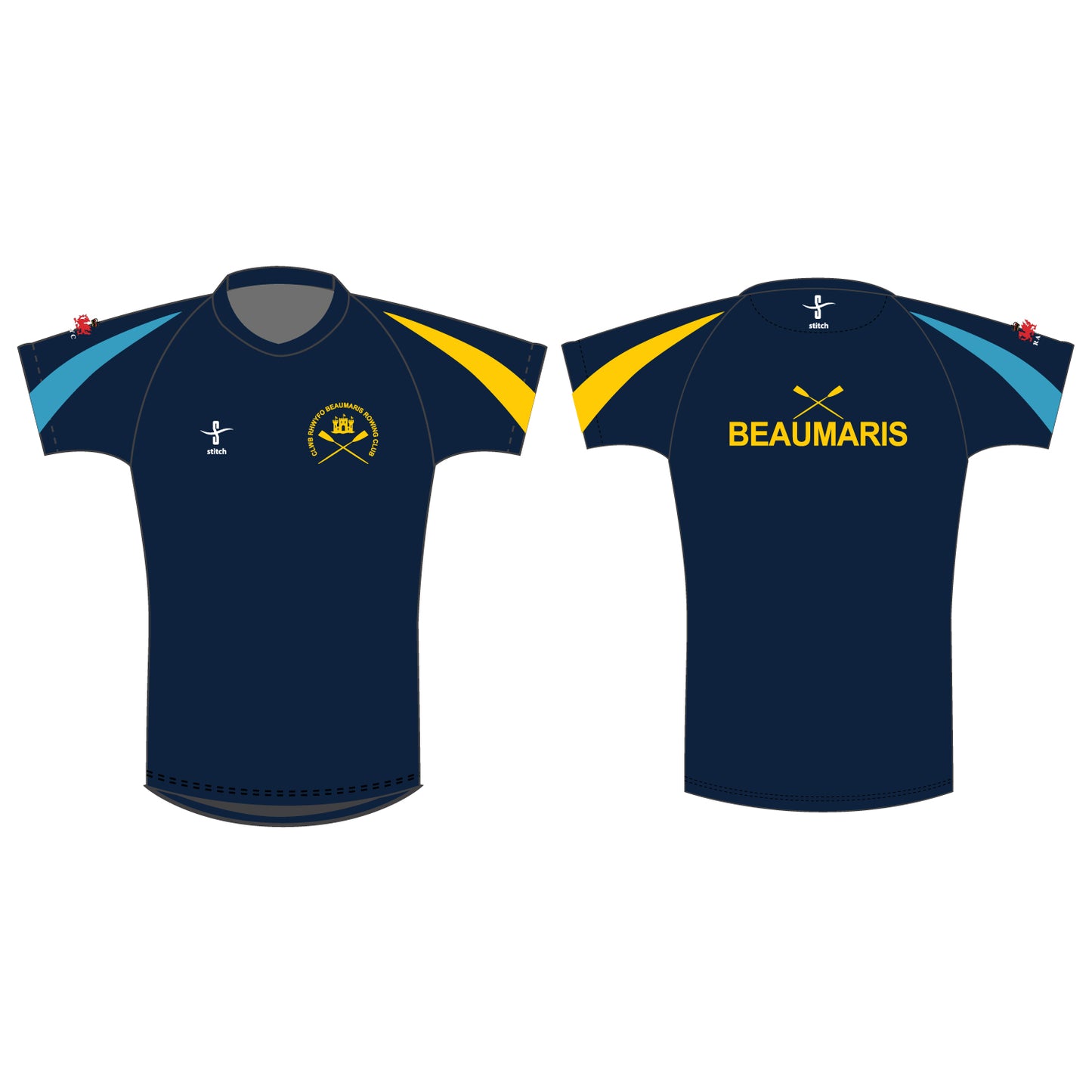 Beaumaris Rowing Club Flash T-shirt