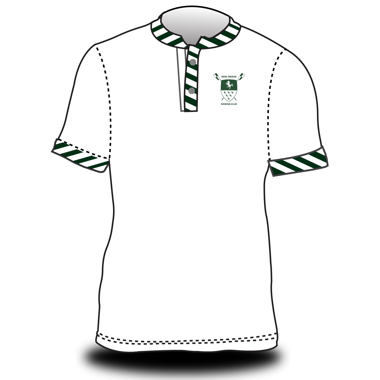 Bewl Bridge Rowing Club Traditional Diagonal Trim Zephyr – Stitch Rowing