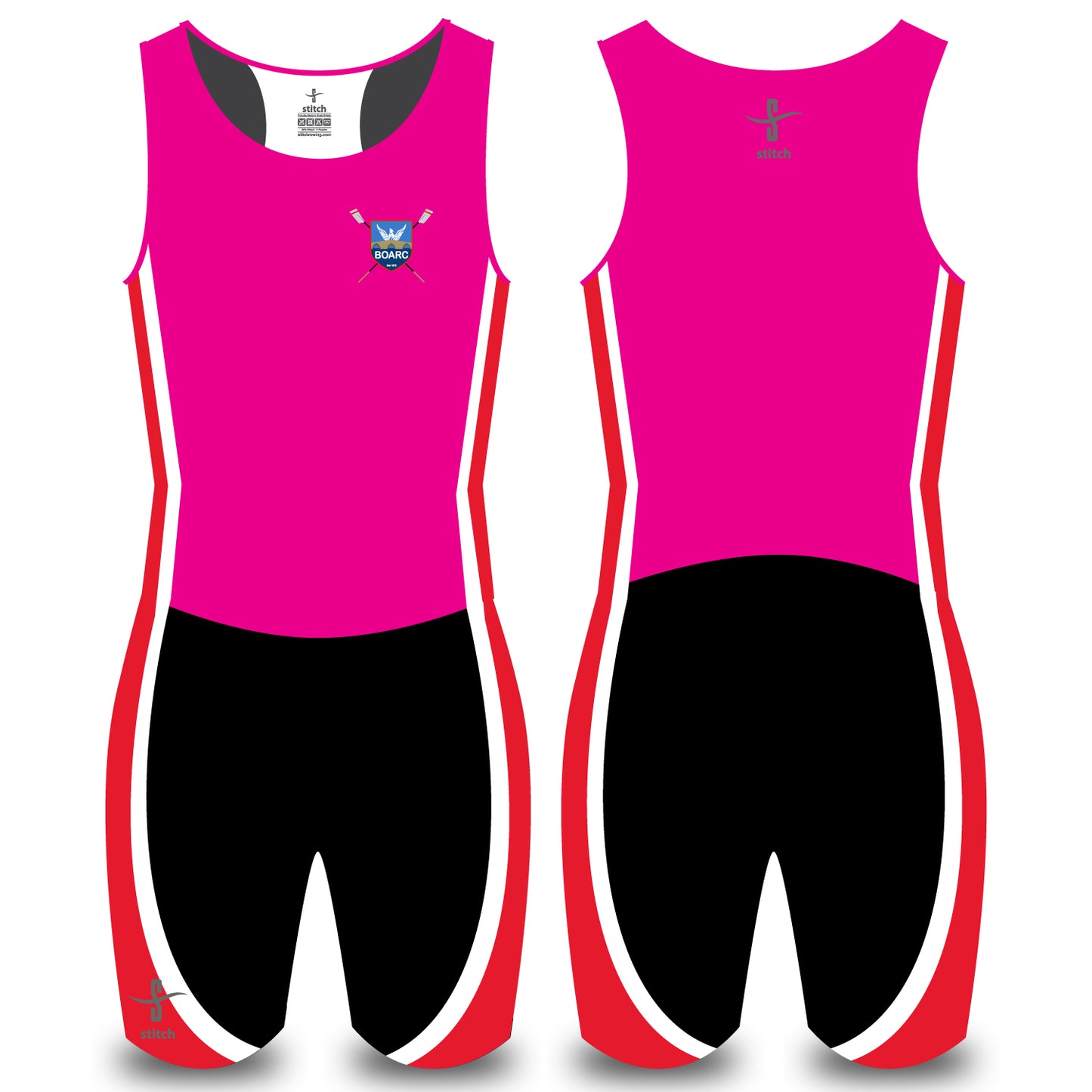 Bradford on Avon Rowing Club Fluorescent Pink AIO