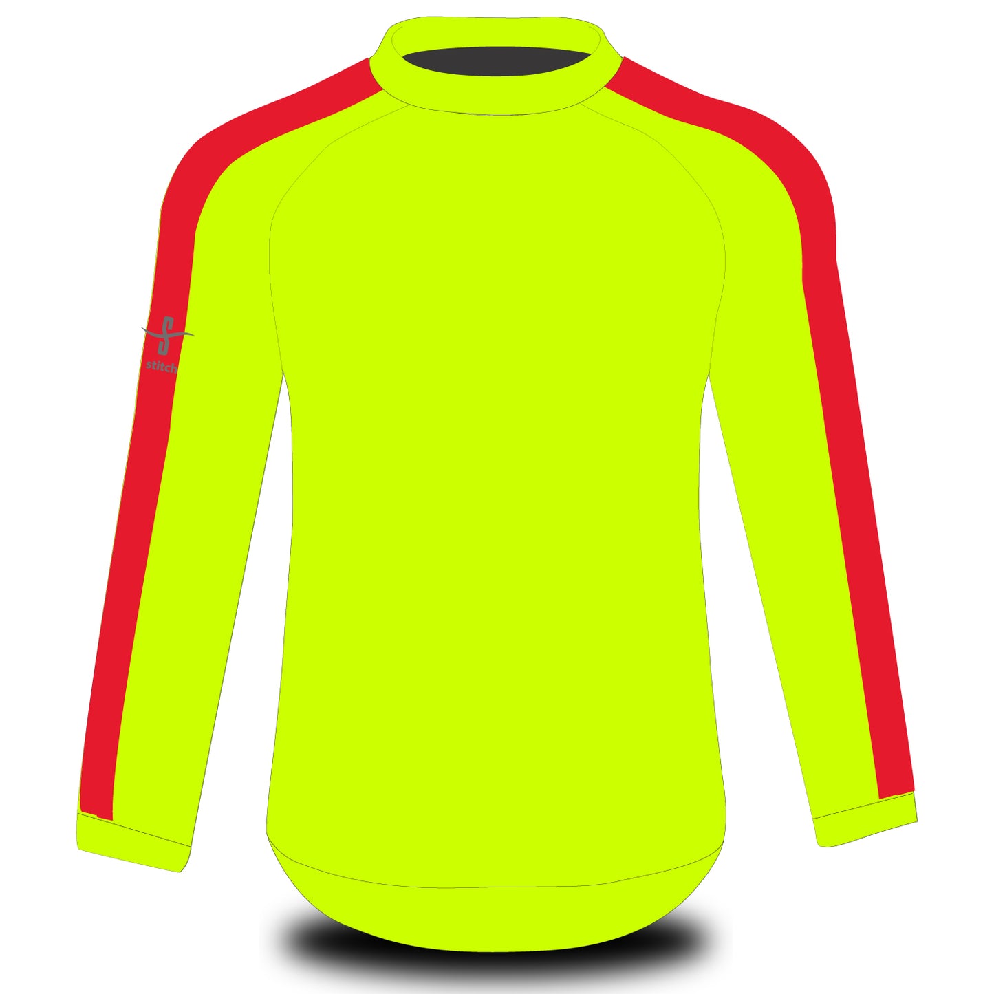 Bradford on Avon Rowing Club Fluorescent Yellow Tech Top Long Sleeve