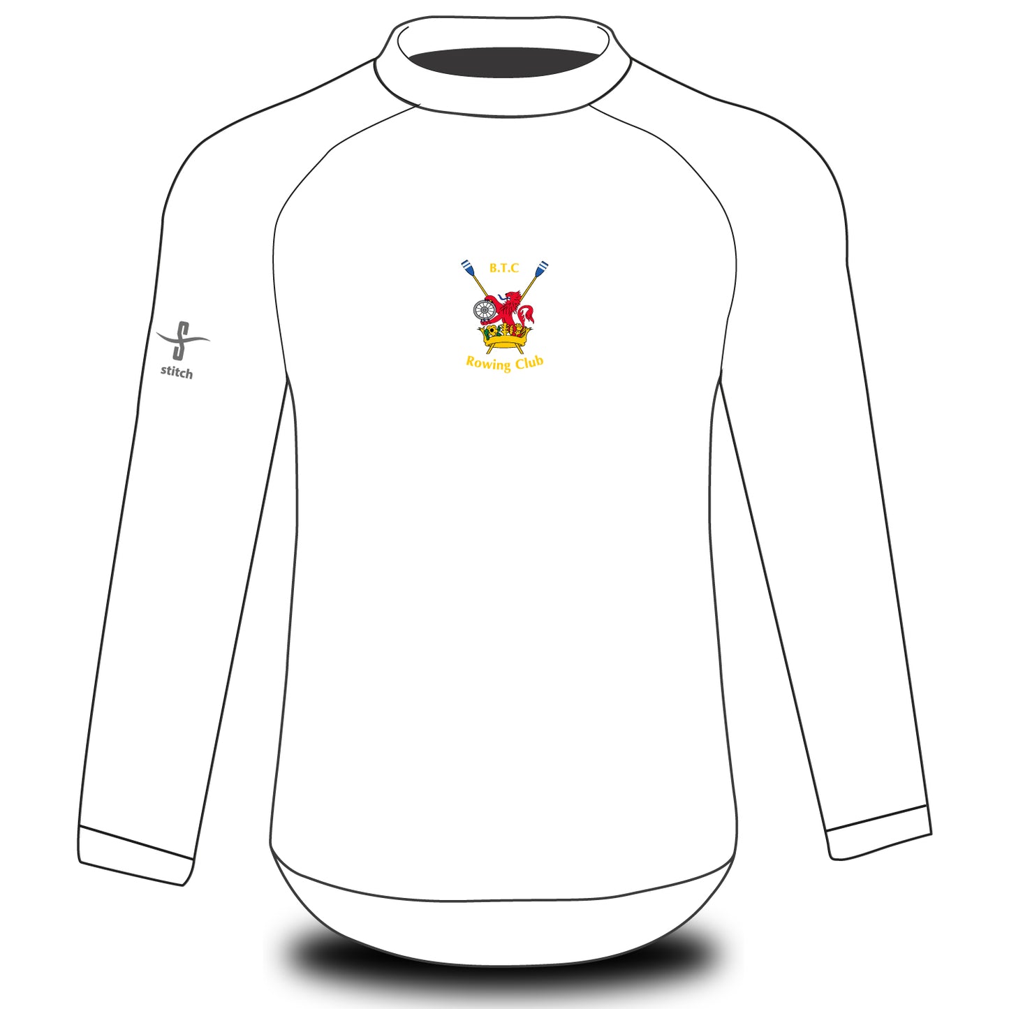 BTC Southampton Rowing Club White Tech Top Long Sleeve