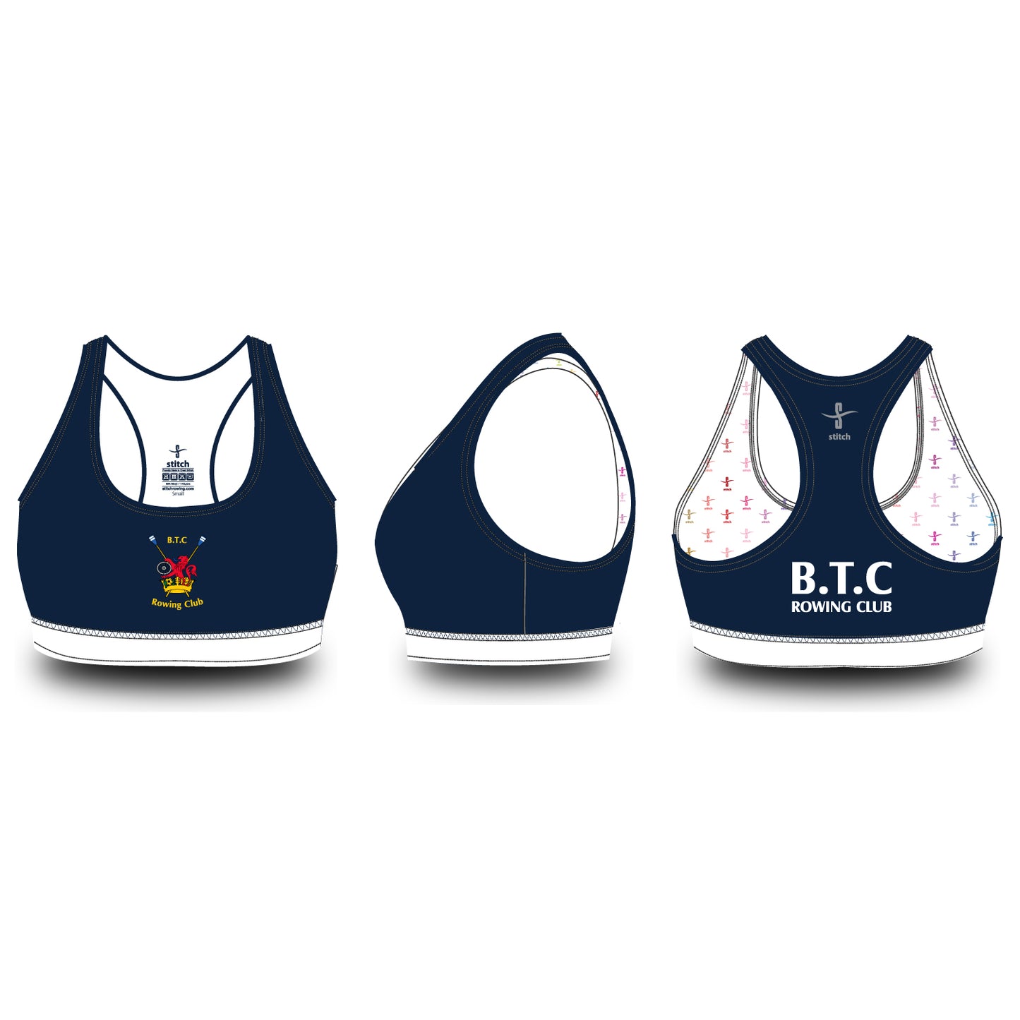 BTC Southampton Rowing Club Navy Sports Bra