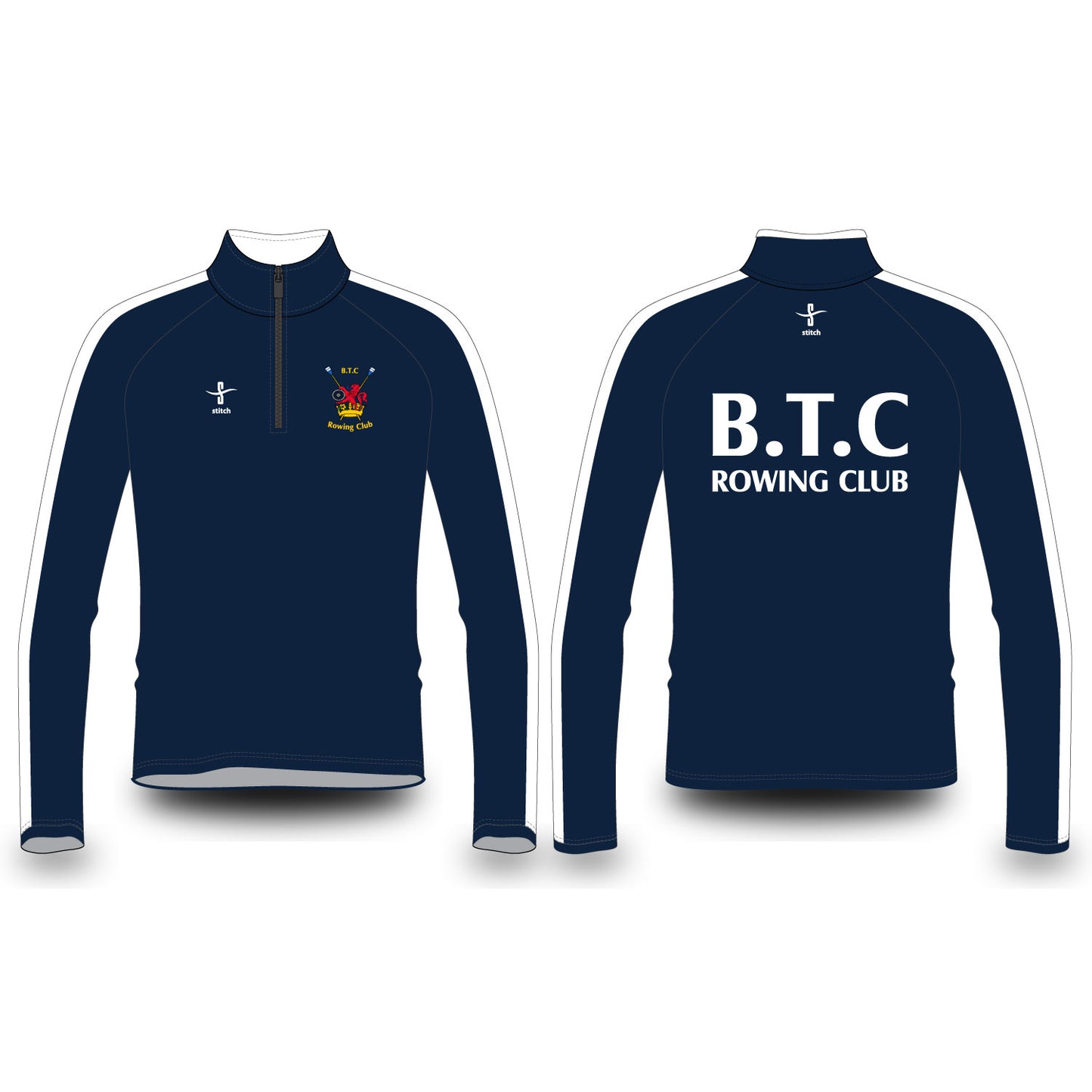 BTC Southampton Rowing Club Stripe Varsity Splash Jacket