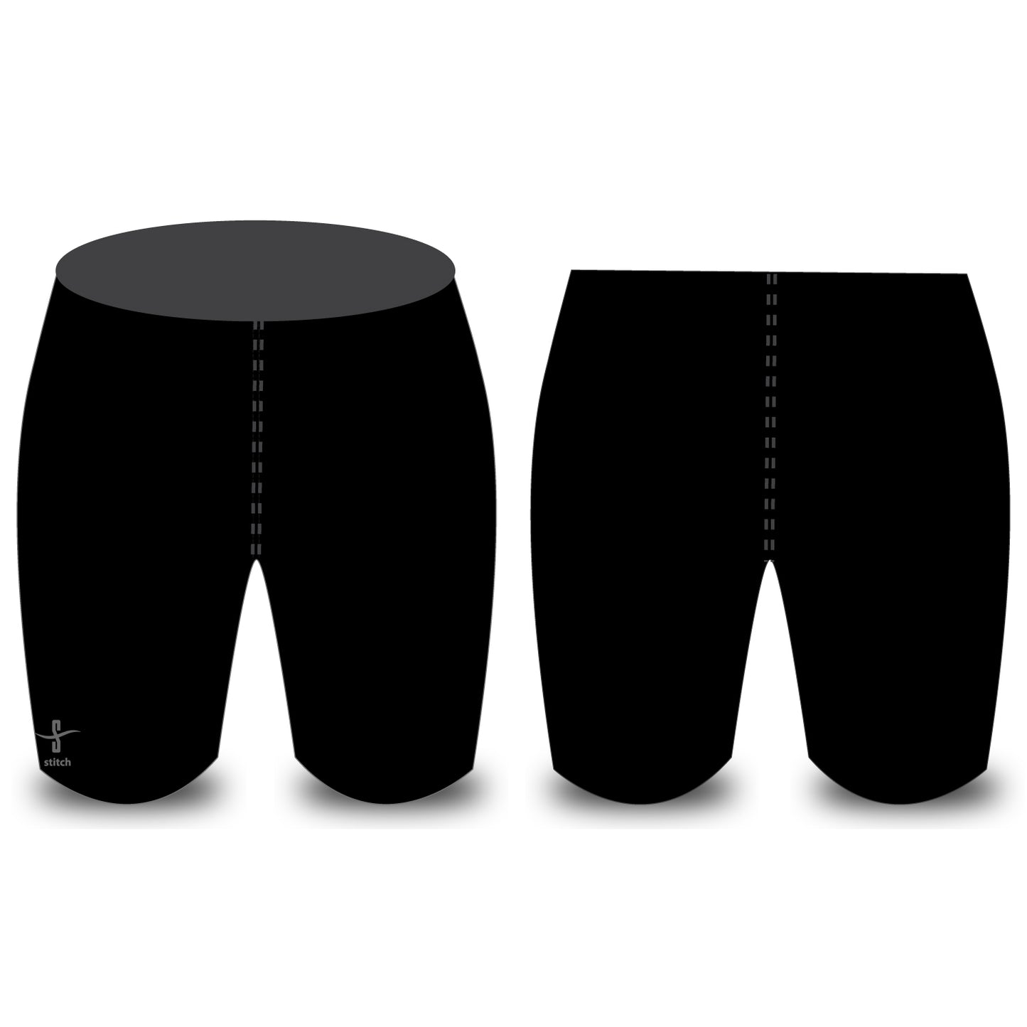 Burton Leander Rowing Club Plain Black Rowing Shorts