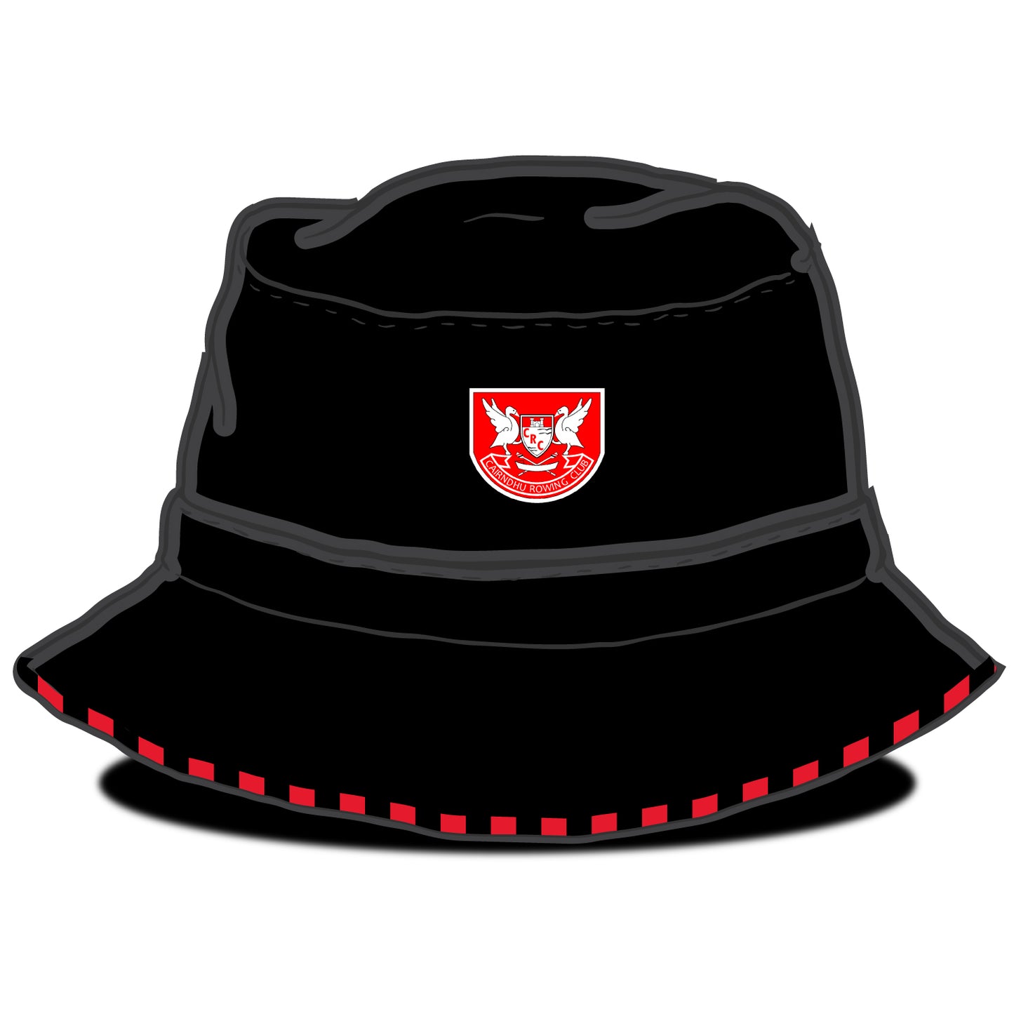 Cairndhu Rowing Club Striped Trim Bucket Hat