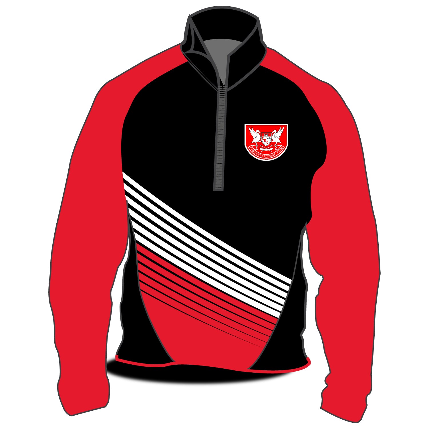 Cairndhu Rowing Club Swoosh Hardshell Splash Jacket – Stitch Rowing