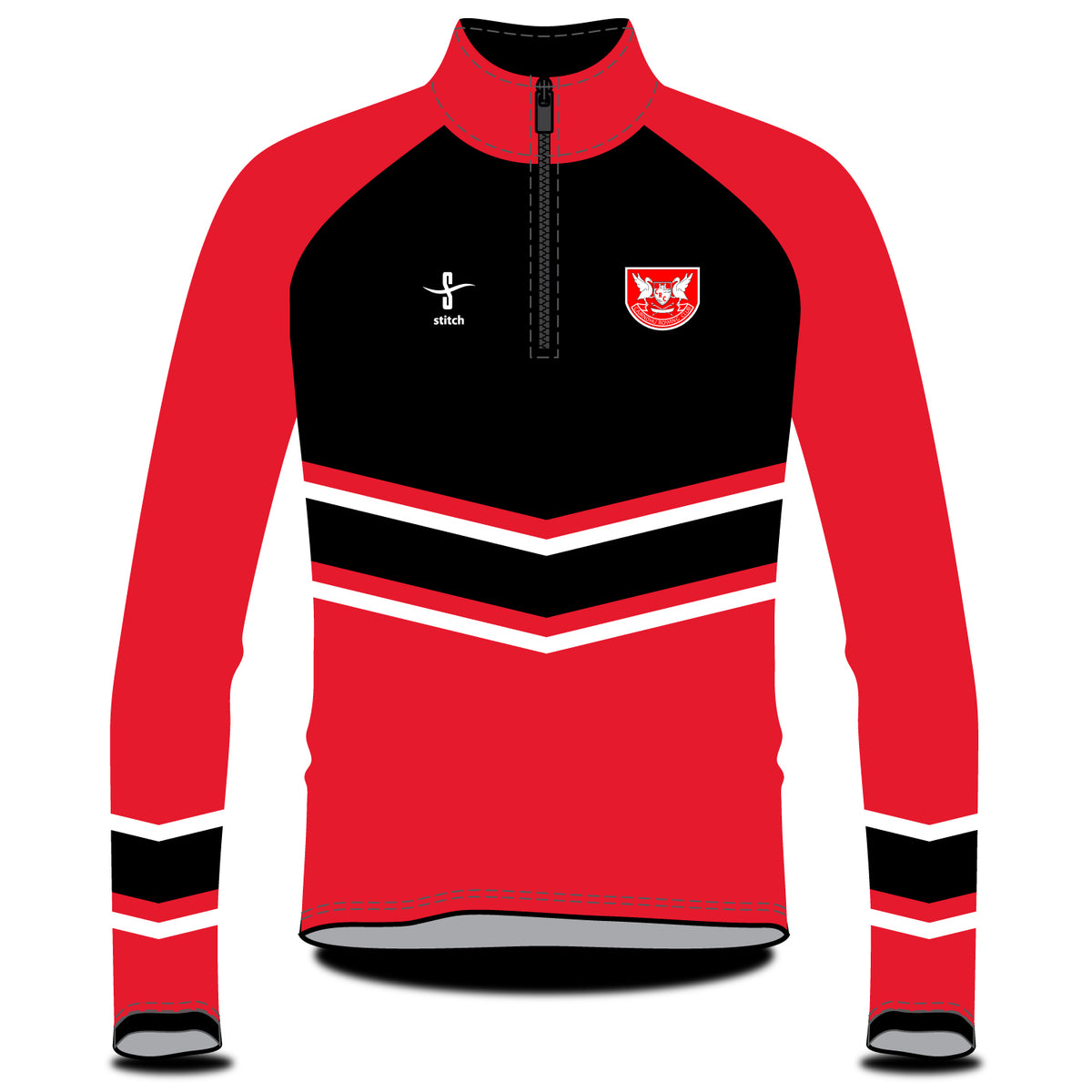 Child Red Rowing Jacket Cairndhu Rowing Club Varsity Splash Jacket – Stitch Rowing