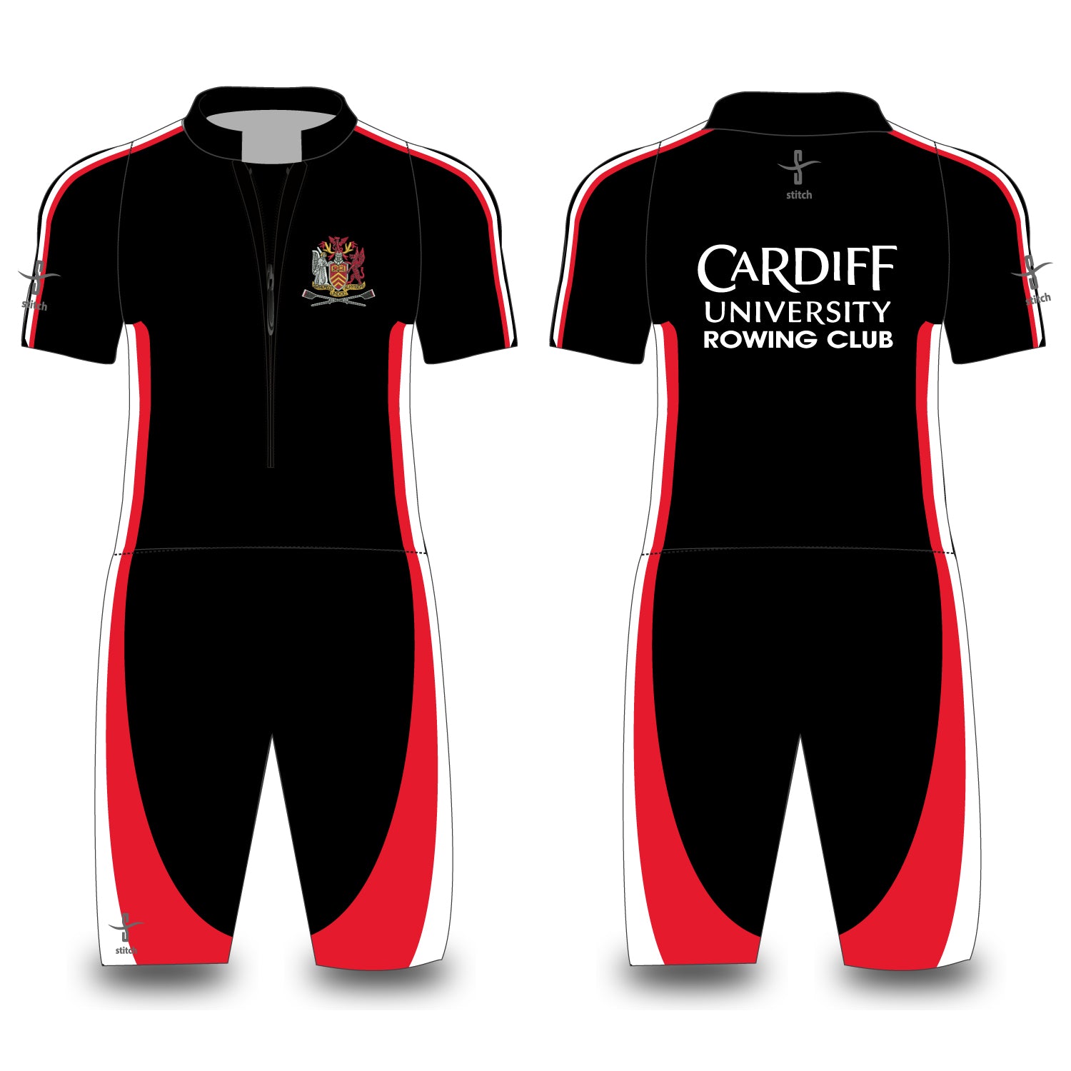 Cardiff University Rowing Clearance Cardiff University Boat Club Zootie - Male Large β Stitch Rowing
