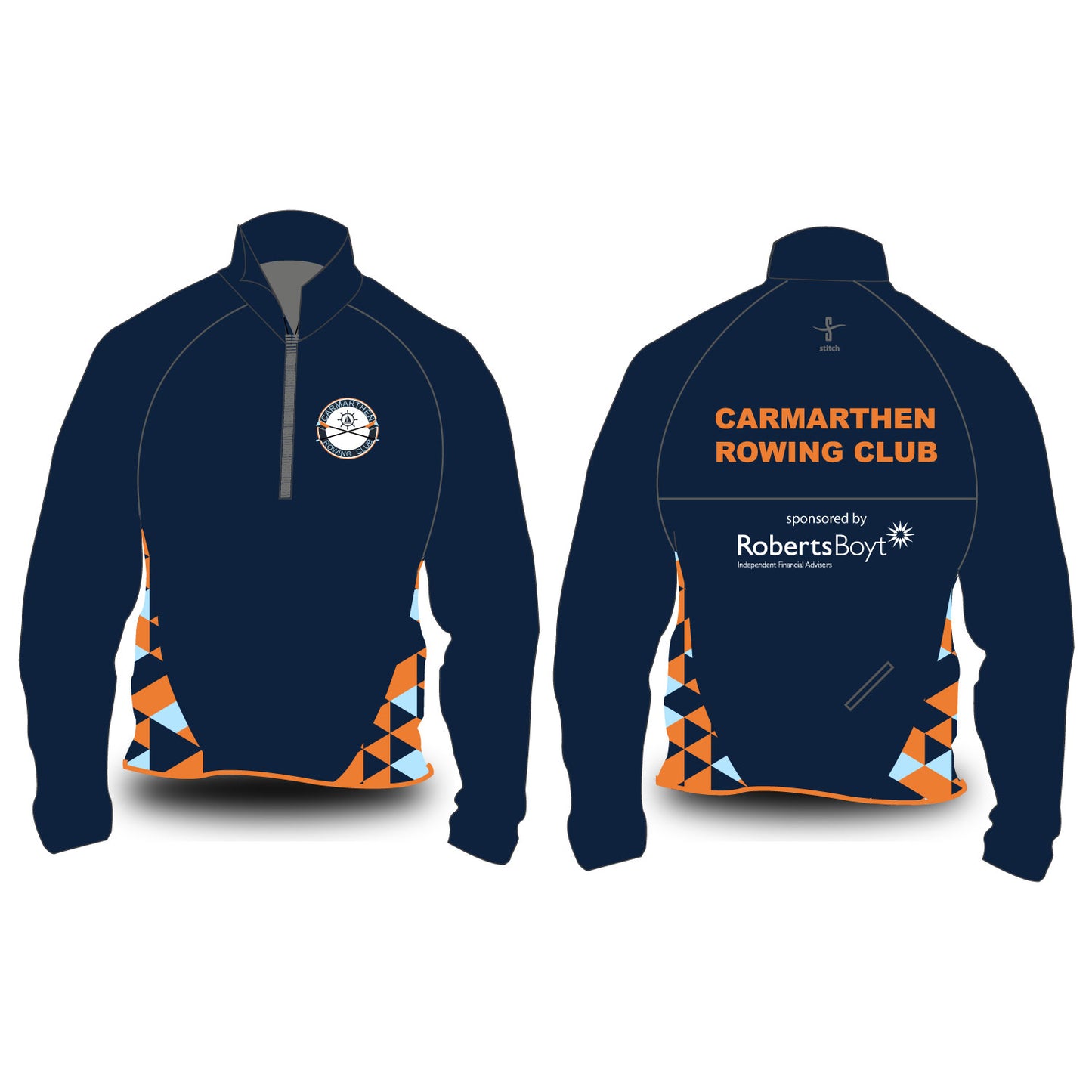 Carmarthen Rowing Club Hardshell Splash Jacket