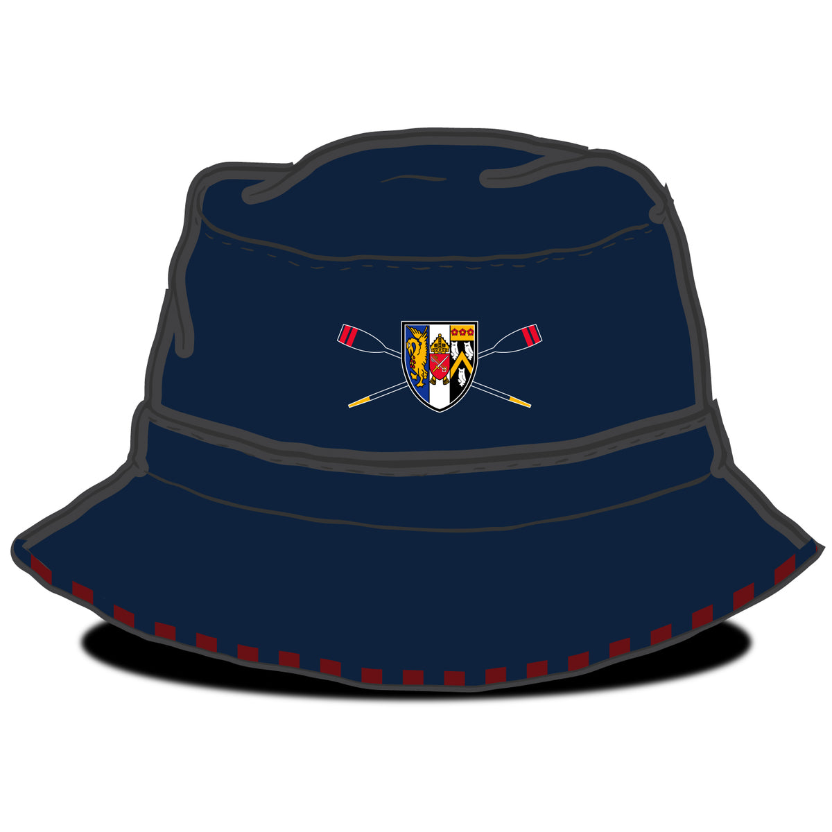 Corpus Christi Oxford Striped Bucket Hat