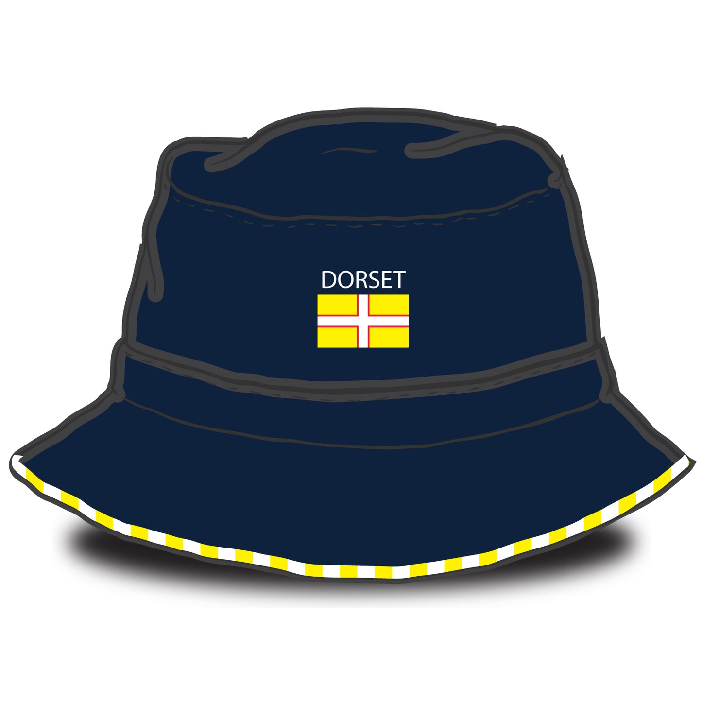 Dorset County Gig Striped Bucket Hat