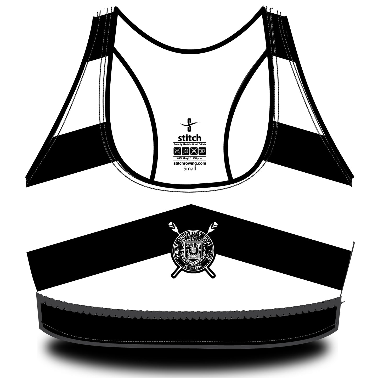 Dublin University BC Chevron Sports Bra