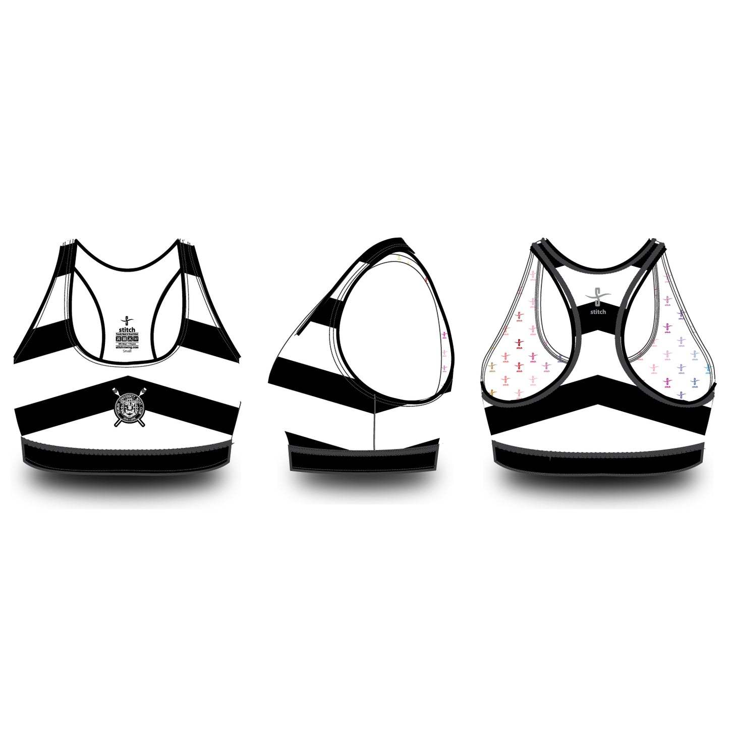 Dublin University BC Chevron Sports Bra