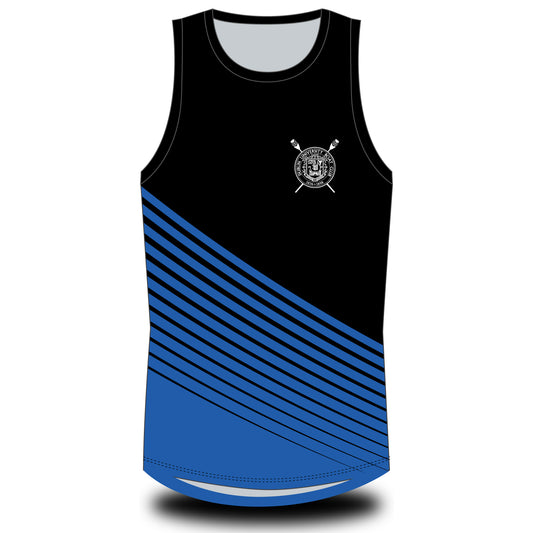 Dublin University BC Black and Royal Swoosh Vest