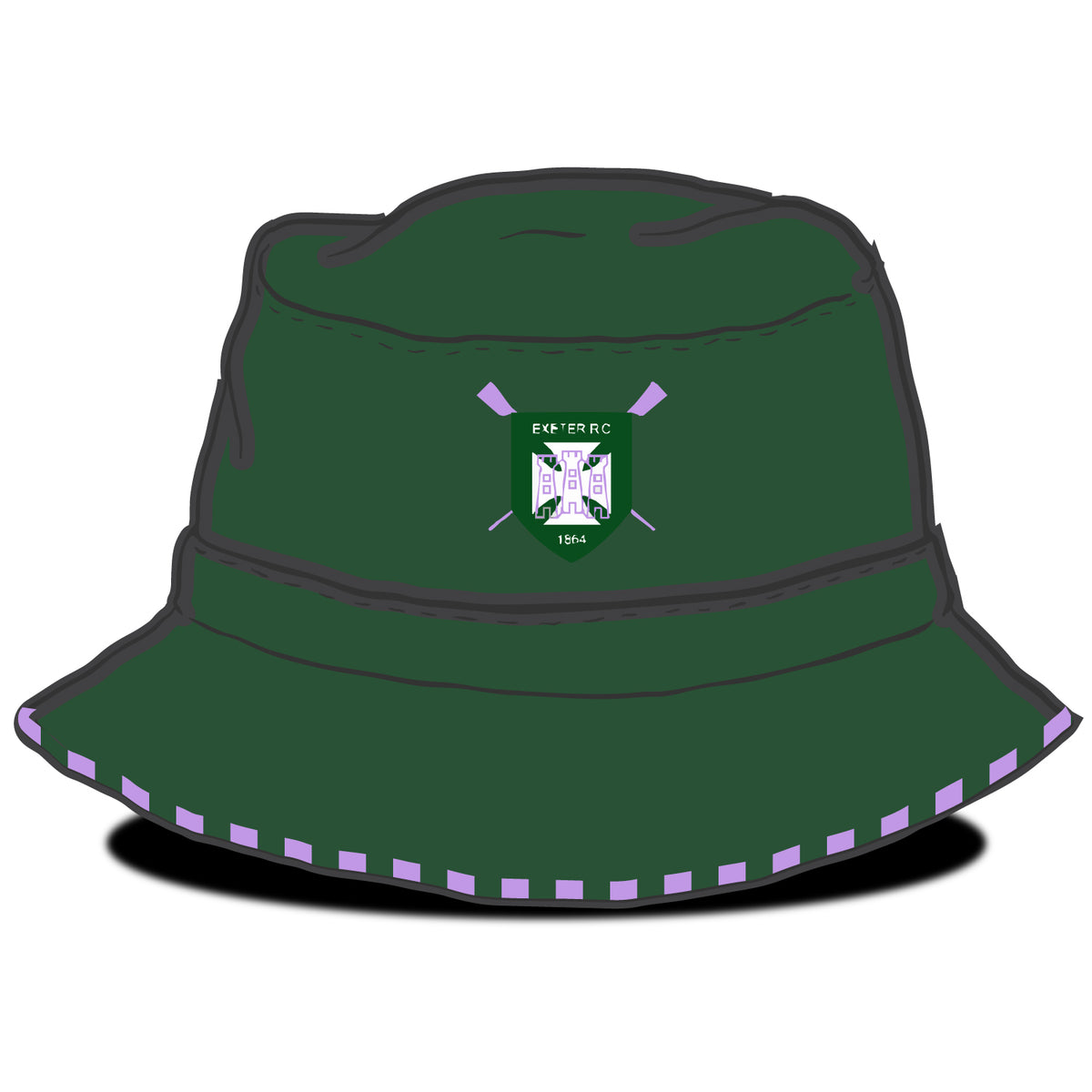 Exeter Rowing Club Striped Bucket Hat