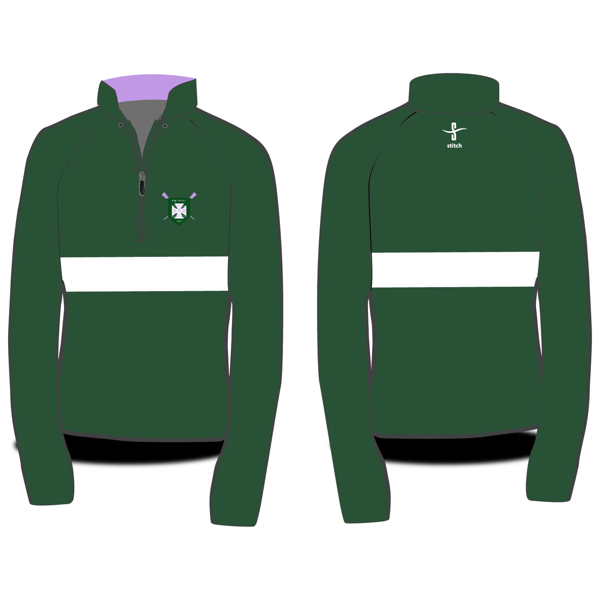 Exeter Rowing Club Fleece Lined Midlayer Option 1