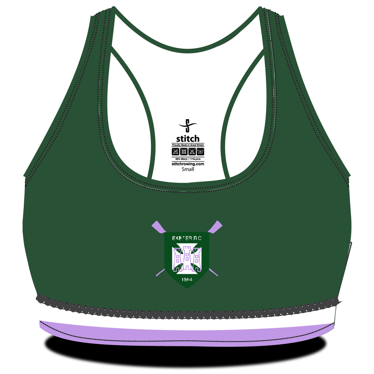 Exeter Rowing Club Sports Bra Option 1